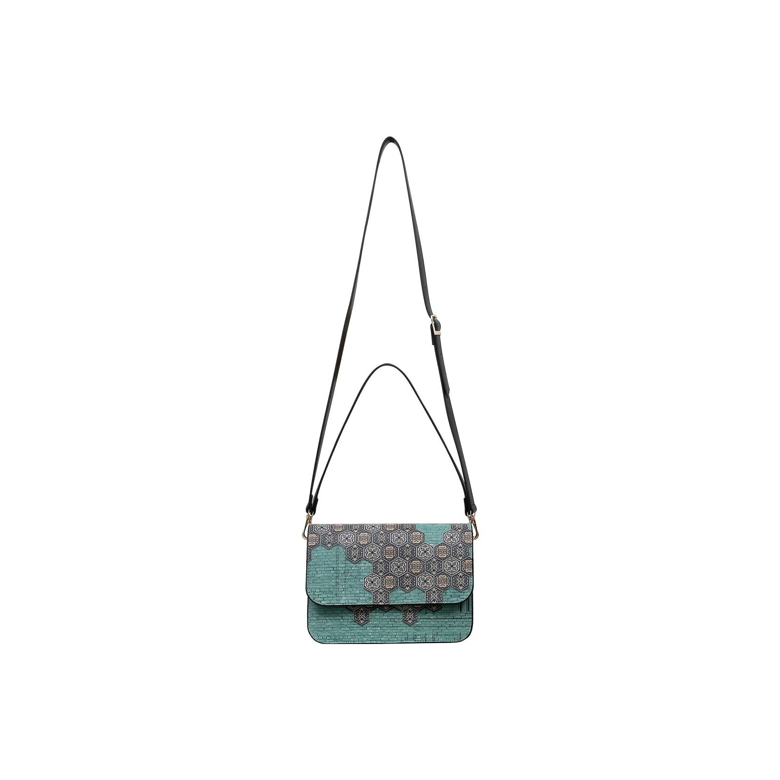DOGO Handtasche »Y-Generation Abendtasche Ethic Faience Damen Umhängetasche«, Handgefertigt