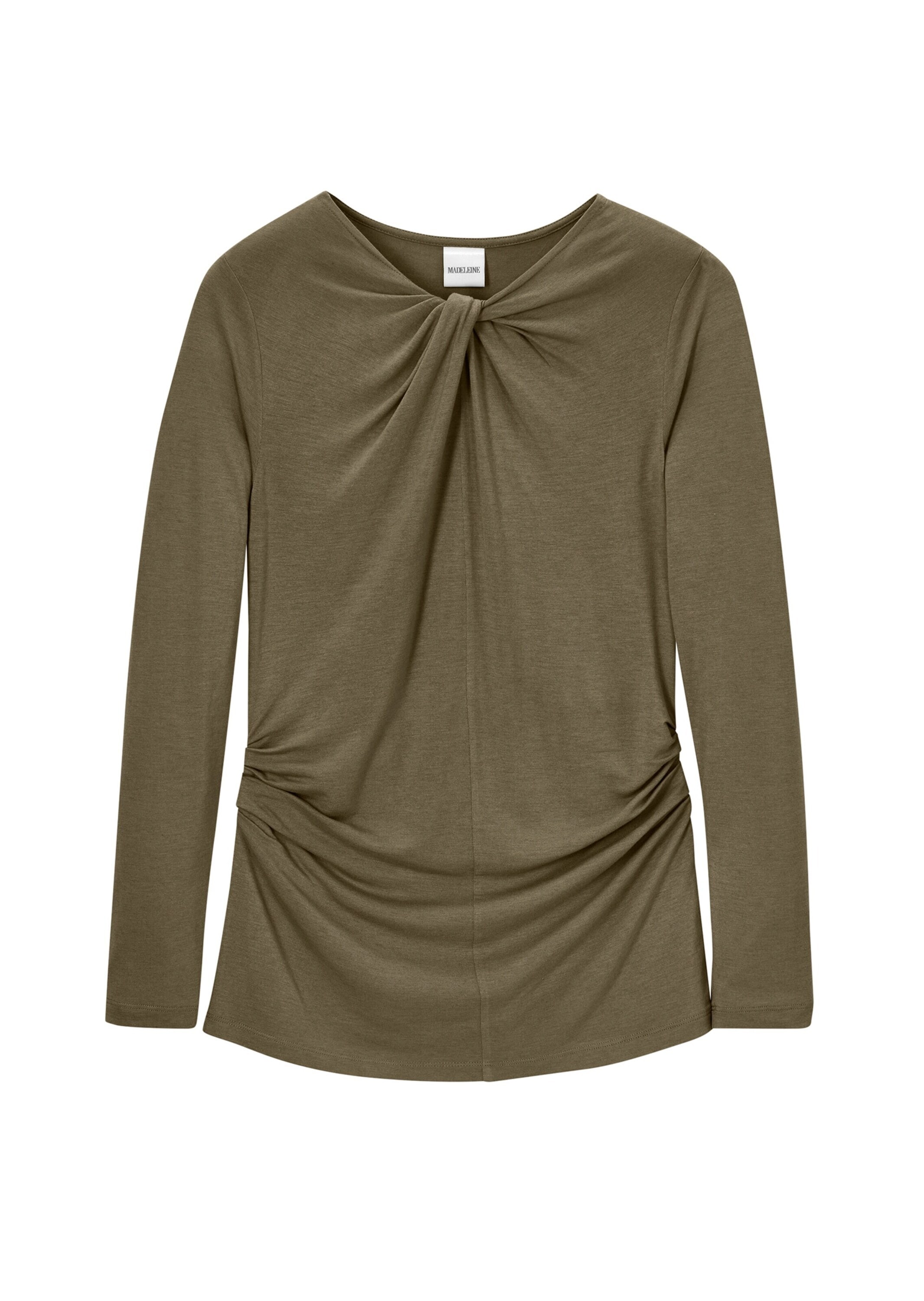MADELEINE Langarmshirt "Shirt Langarm-Shirt mit Raff- und Knoten-Effekt" günstig online kaufen