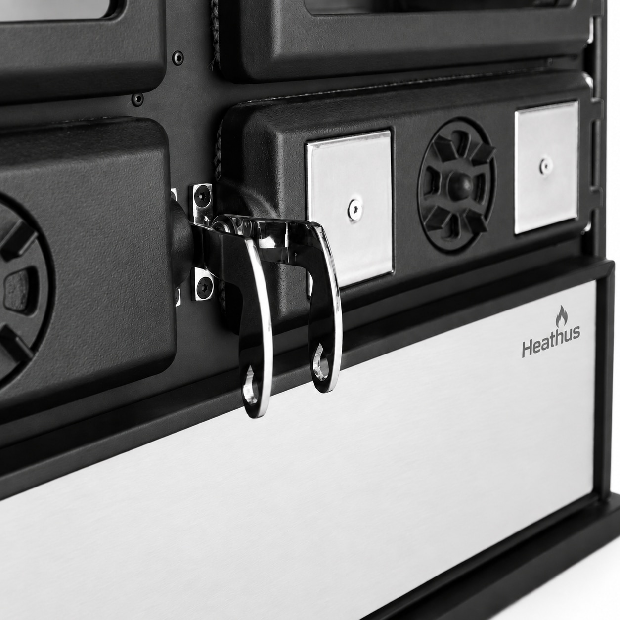   Festbrennstoffherd »Cook Premium Perl White« Küchenofen, Ofenherd zum Heizen, Kochen & Backen