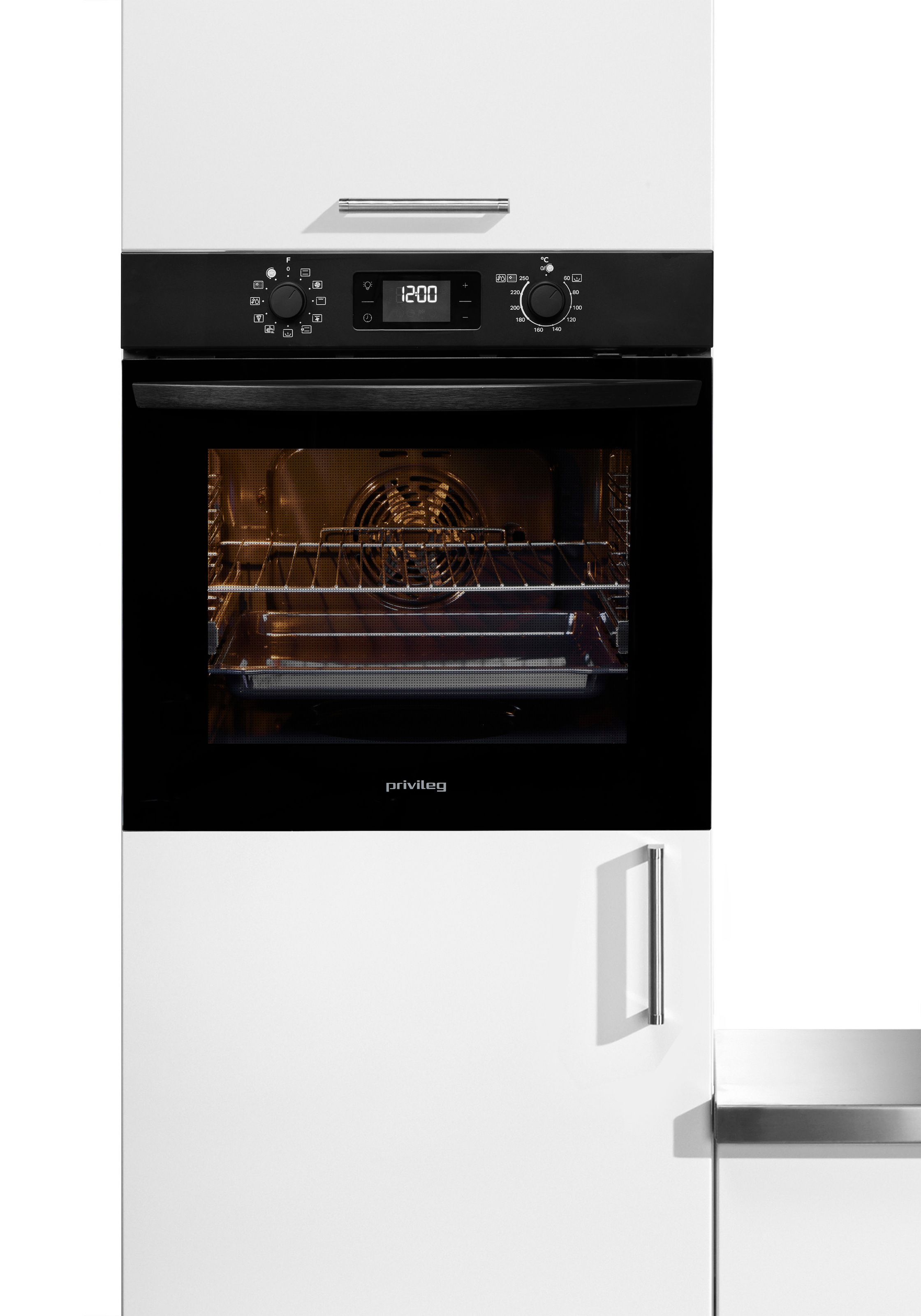 Privileg Einbaubackofen "PBA285PU1K" mit Teilauszug Hydrolyse & Pyrolyse - günstig online kaufen