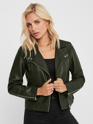 LEATHER ONLY Biker-Style im | online BIKER kaufen OTW NOOS«, »ONLGEMMA FAUX Lederimitatjacke BAUR