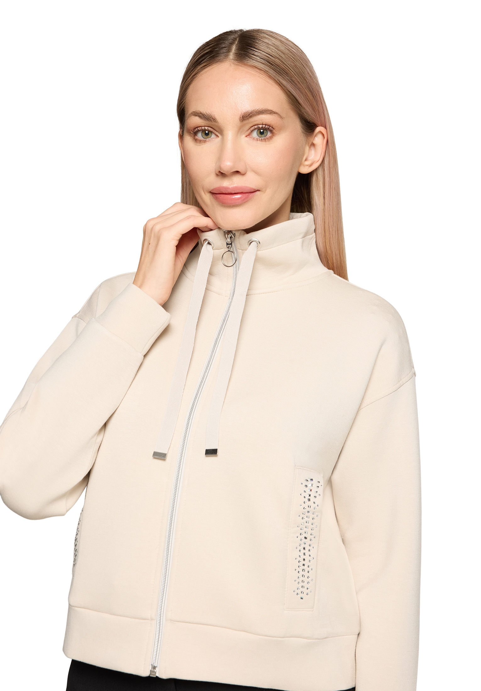 Betty Barclay Sweatjacke »Damen mit Rippenstruktur«