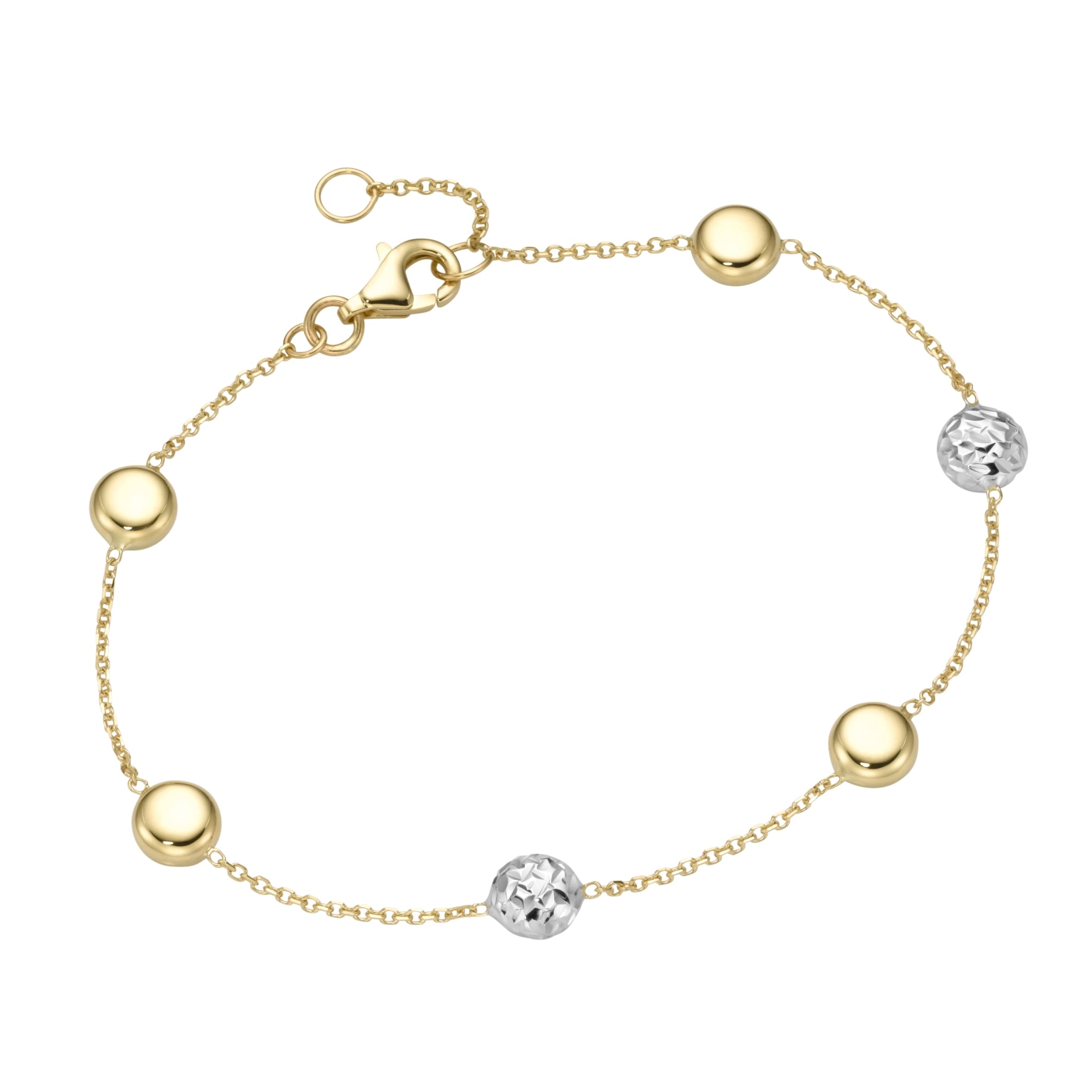 Armband Gold mit BAUR | 585« Zwischenteilen, »Ankerkette bestellen Merano linsenförmige Luigi für