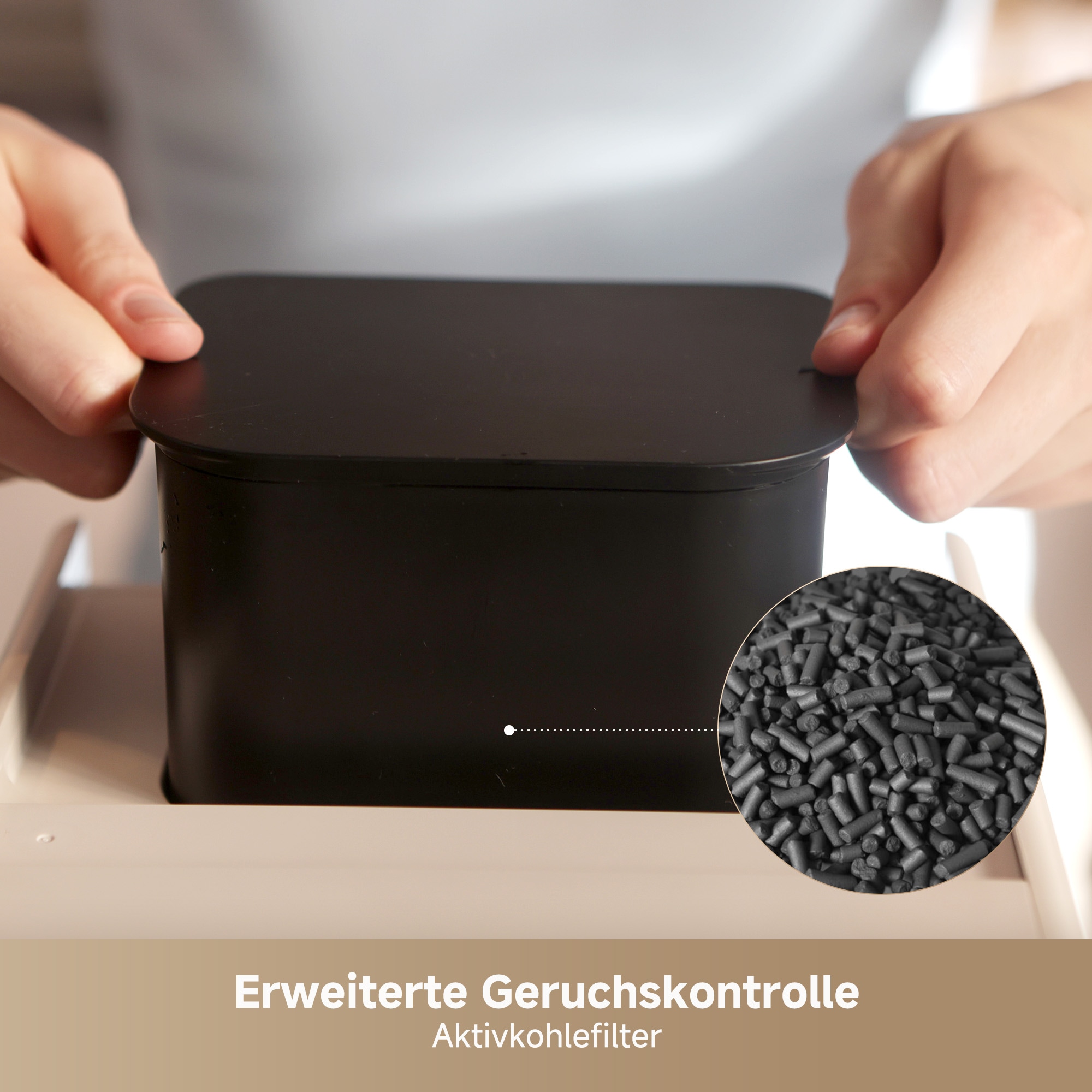 Dreame Komposter »SF25 Food Disposer« Dreiklingensystem, Aktivkohlefilter, Automatische Reinigung