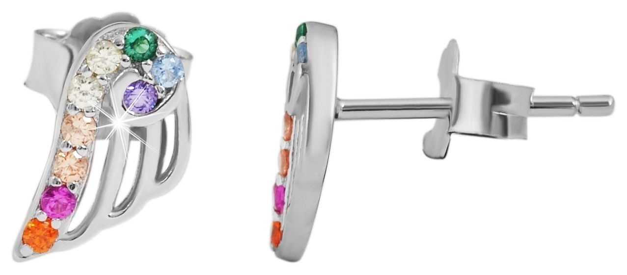 Adelia´s Paar Ohrhänger "Damen Ohrringe – Ohrstecker Flügel aus 925 Silber günstig online kaufen