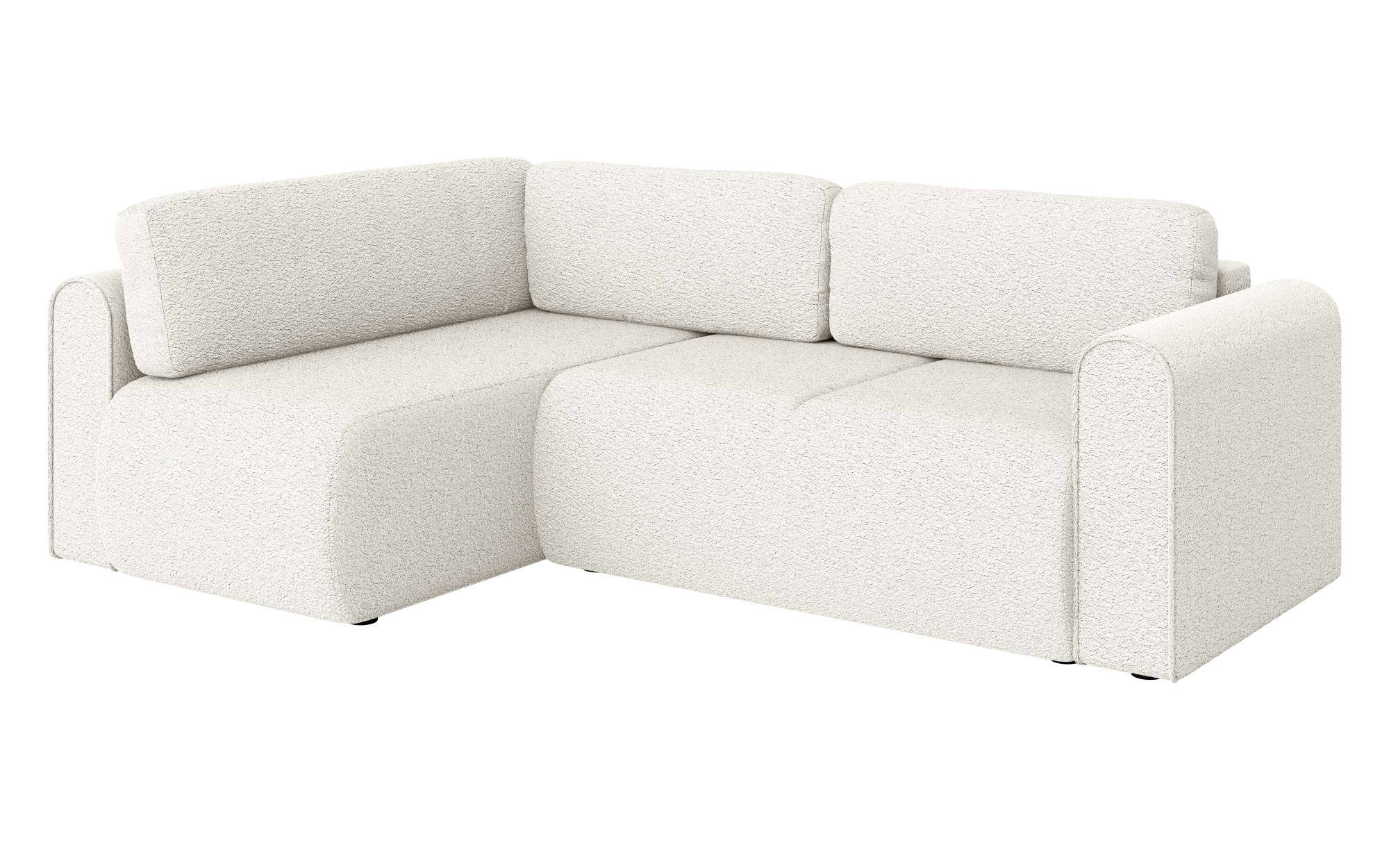 INOSIGN Ecksofa »Zacharia wahlweise Schlafsofa mit Bettkasten, B/T/H 250/166/86 cm«, L-Form mit Wellenunterfederung, Ottomane rechts oder links bestellbar
