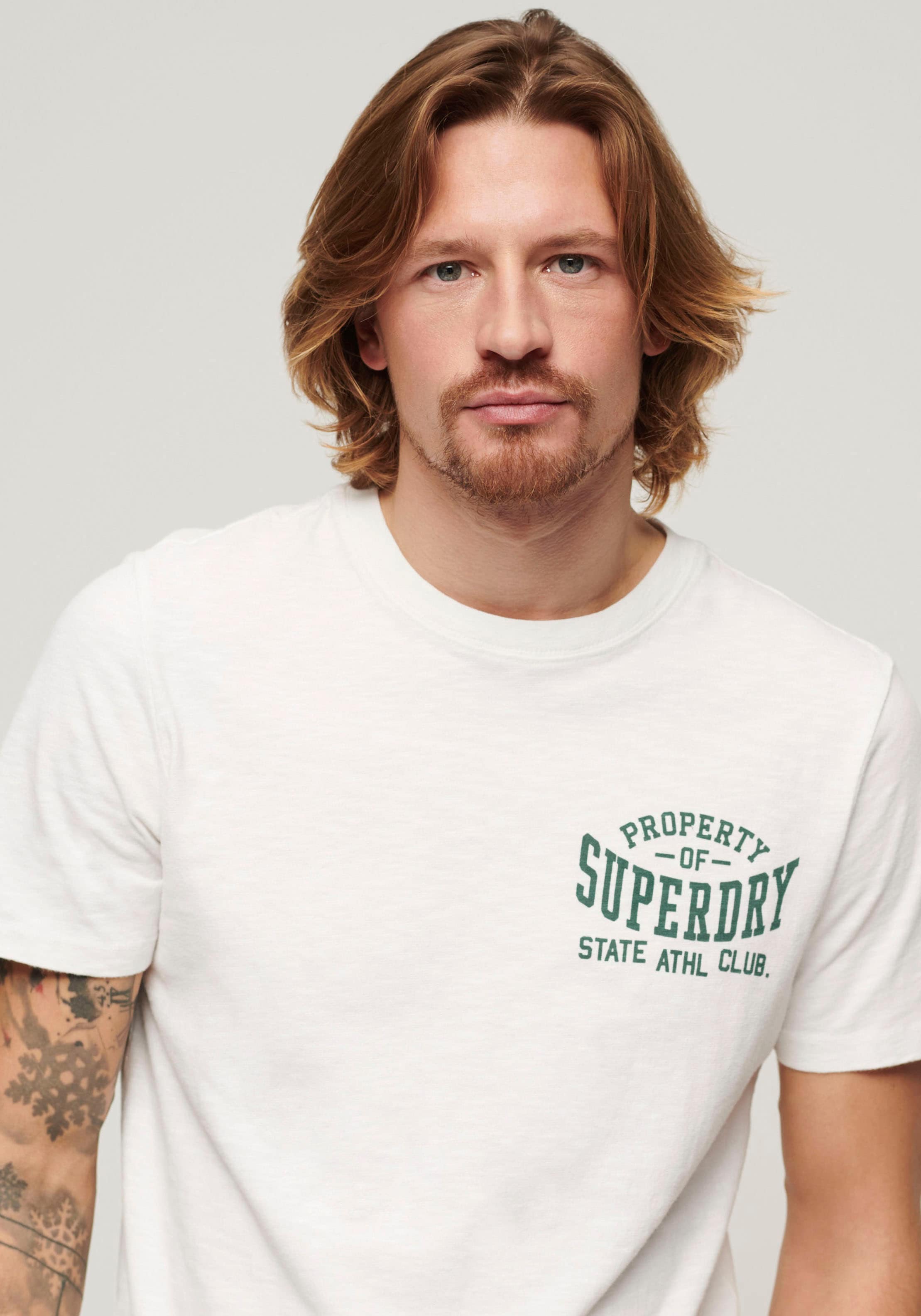 Superdry T-Shirt "ATHLETIC COLLEGE GRAPHIC TEE" günstig online kaufen