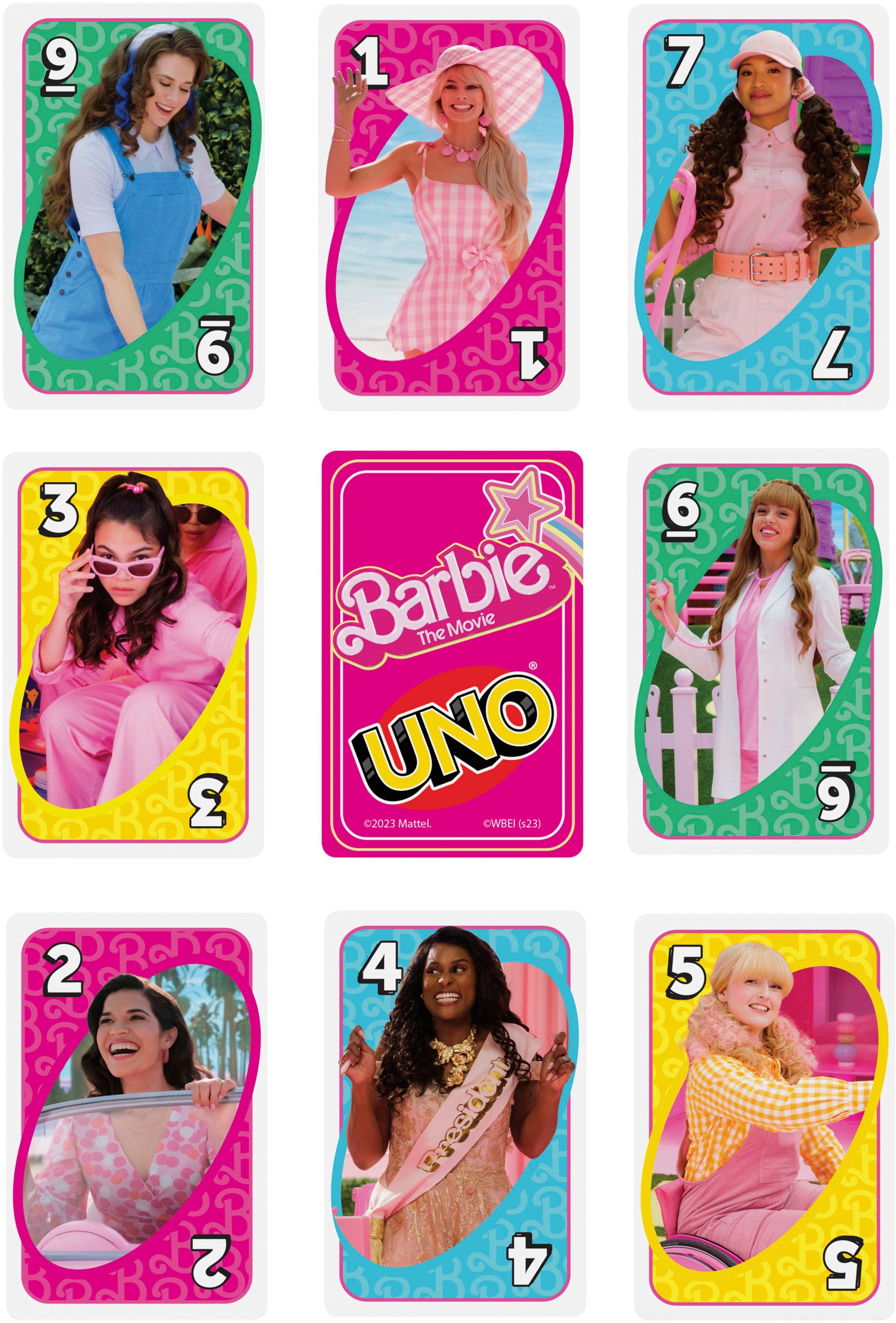 Barbie Spiel »UNO Barbie The Movie zum Spielfilm«