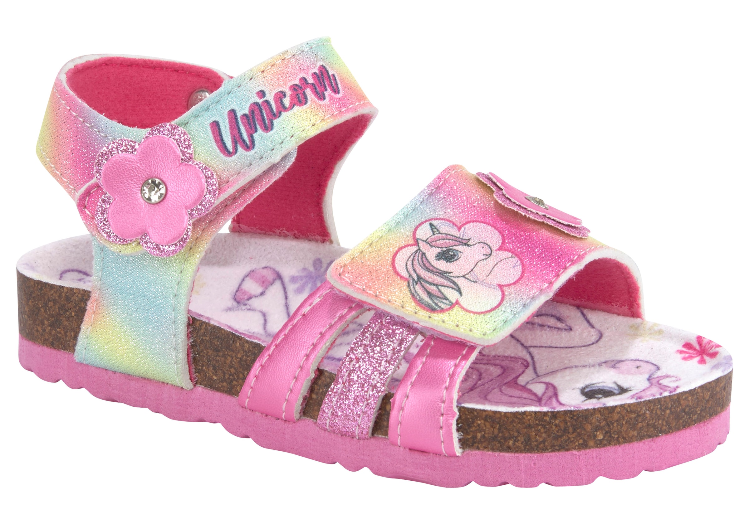 Disney Sandale »Unicorn«, mit Klettverschlüssen