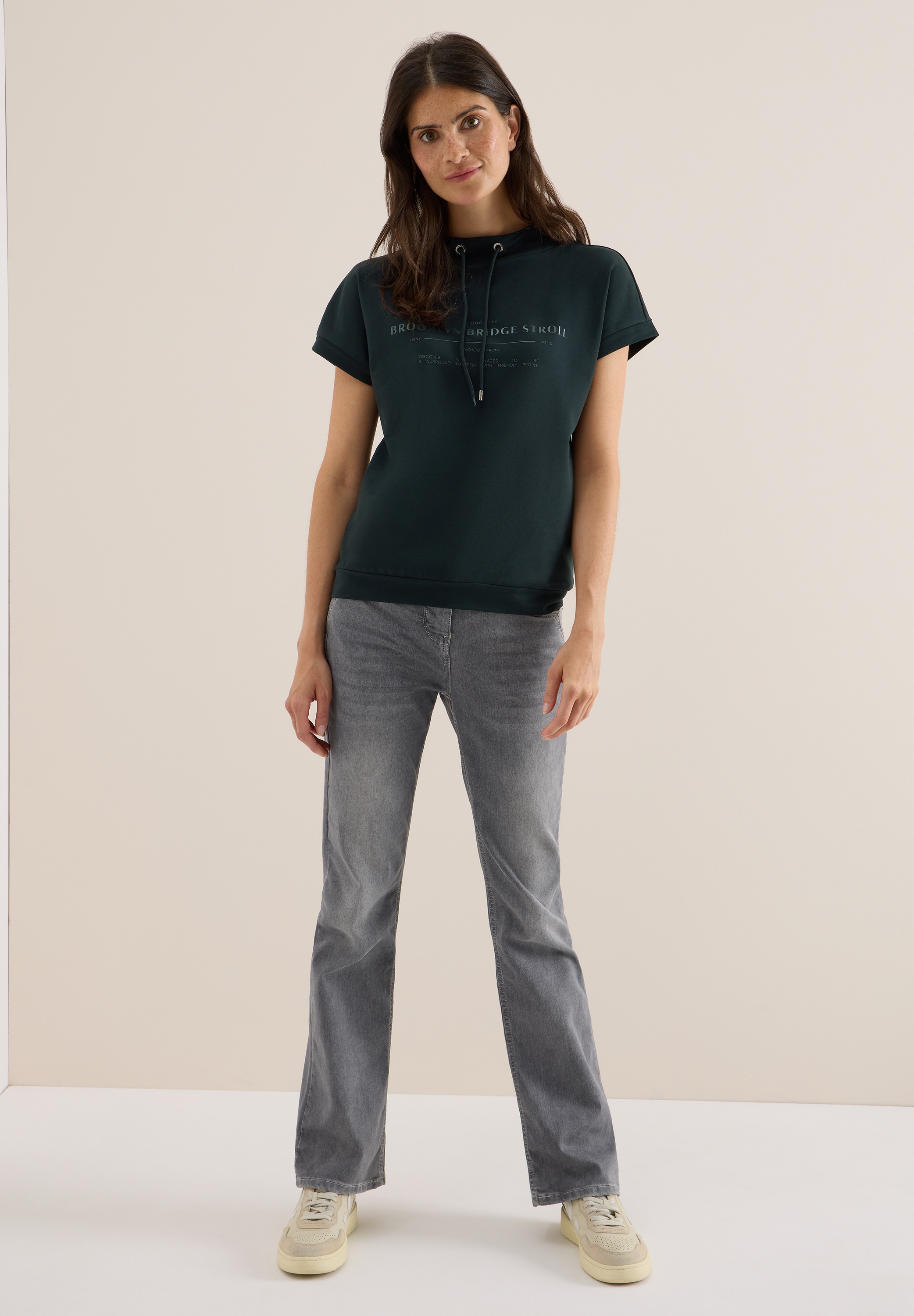 Cecil T-Shirt, im soften Baumwoll-Mix