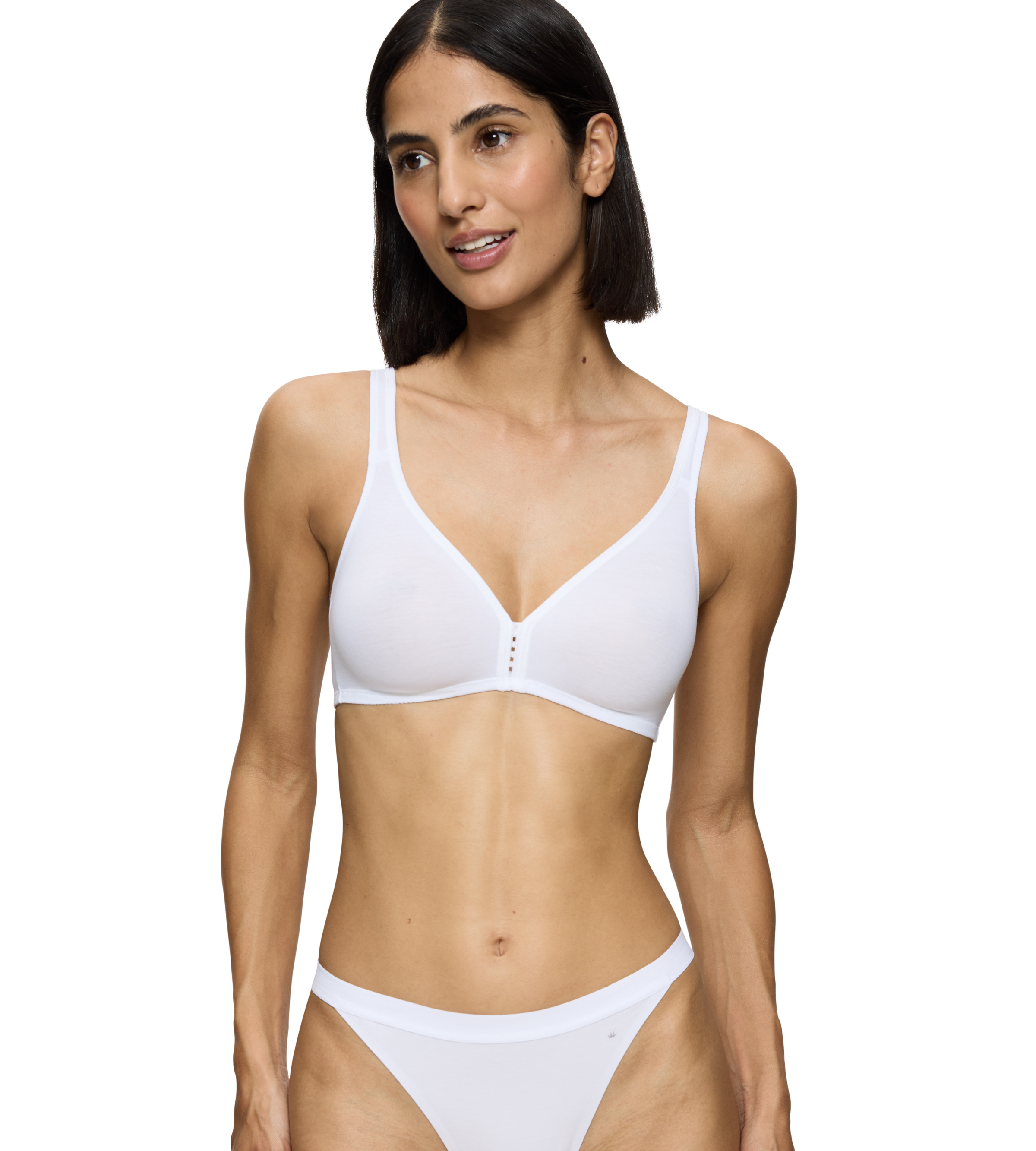 Triumph Bügelloser BH "Eileen N", nahtlos aus weicher Baumwollqualität, Basic Dessous