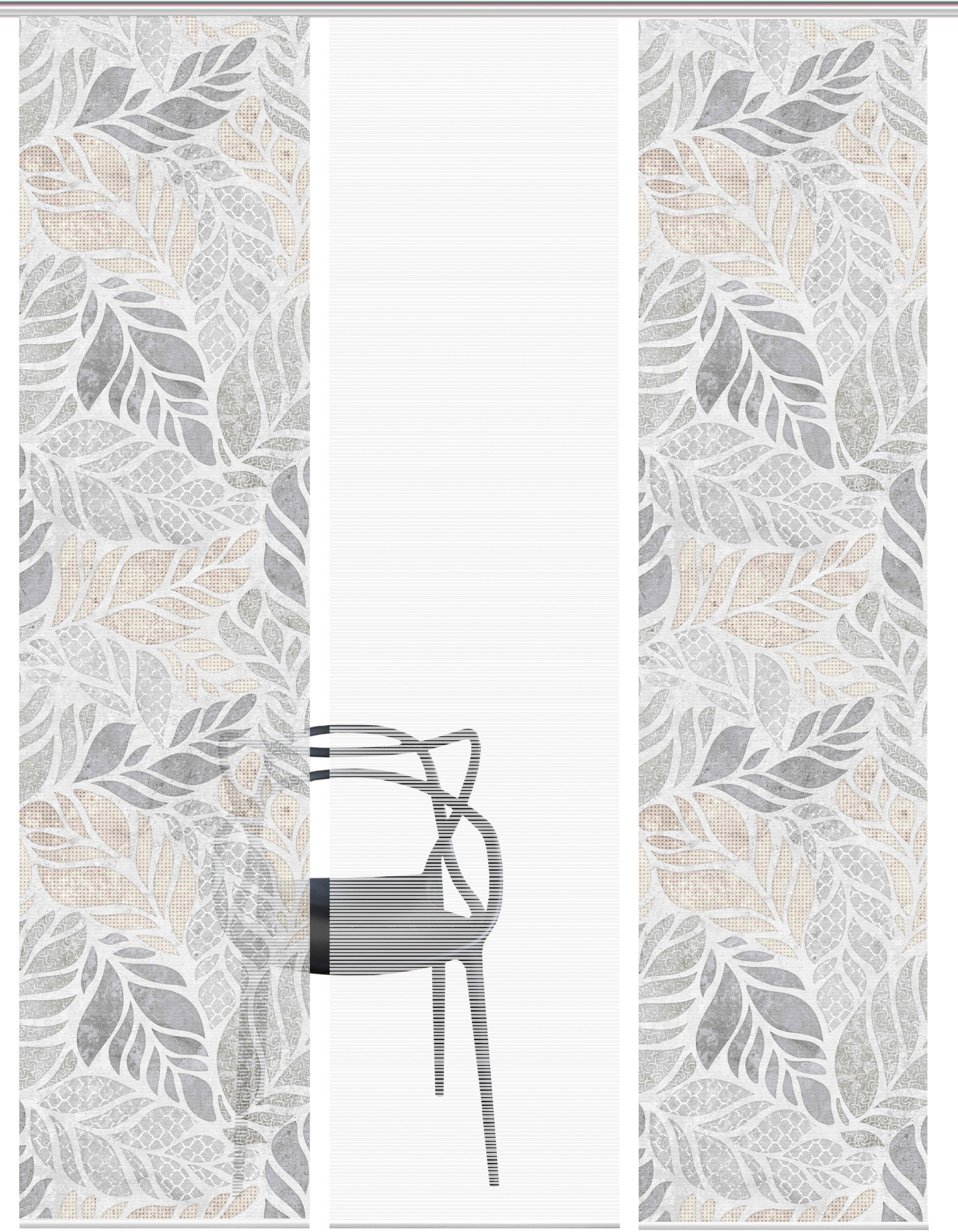 Vision S Schiebegardine "LISIO 3er SET" Paneelwagen 3 Stk. tlg. Schiebevorh günstig online kaufen