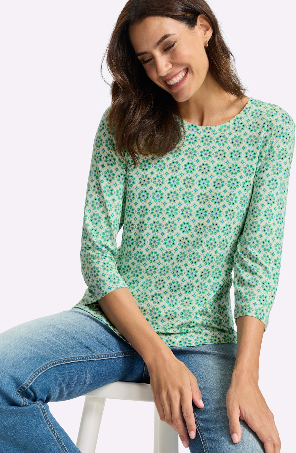 Inspirationen 3/4-Arm-Shirt »3/4-Arm-Shirt« 1 tlg.