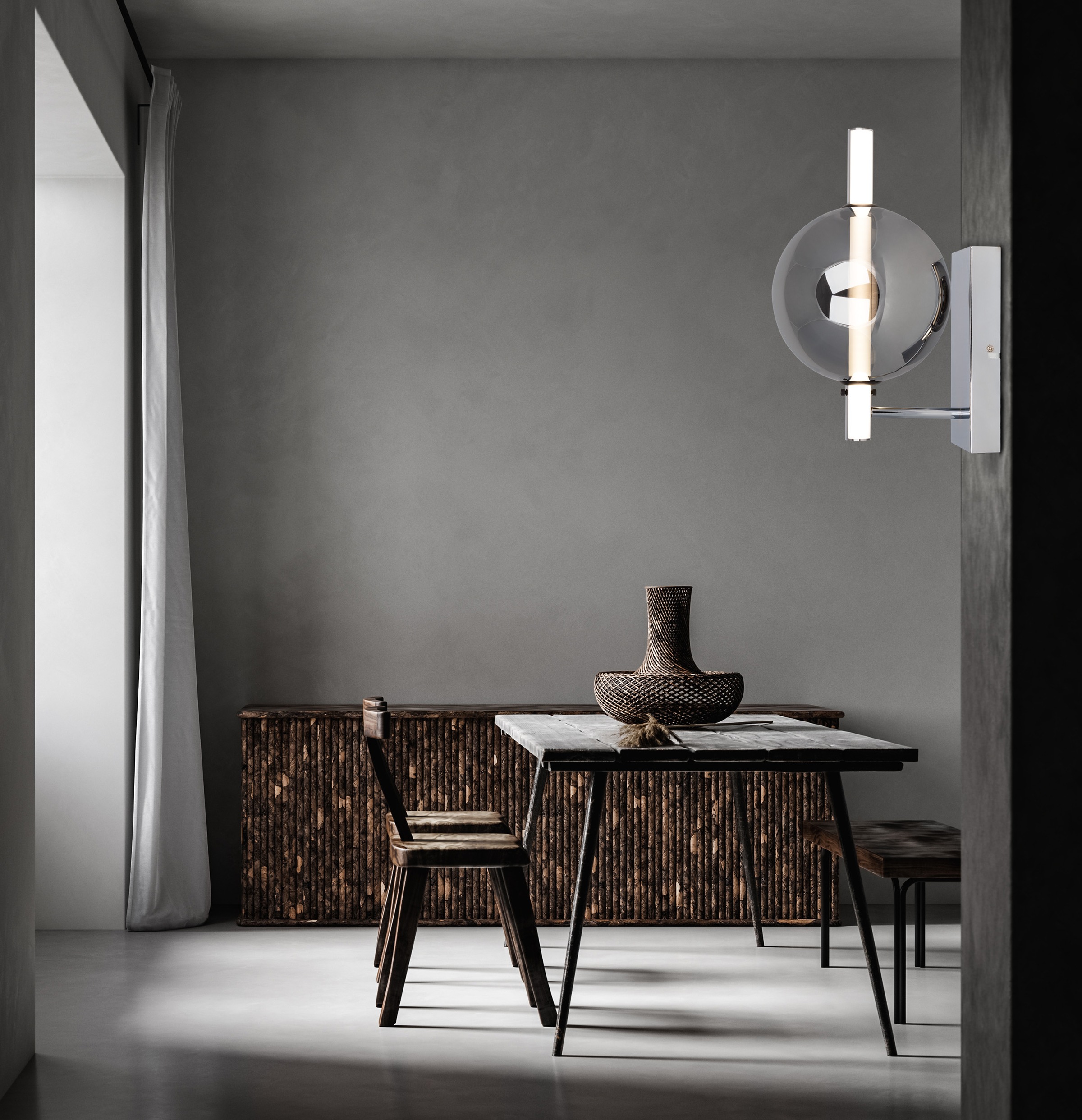näve LED Wandleuchte »NOVA«, Leuchtmittel LED-Modul | LED fest integriert, Dimmbar