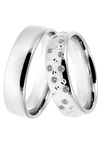 Trauring »Schmuck Geschenk Silber 925 Trauring Ehering Partnerring LIEBE«