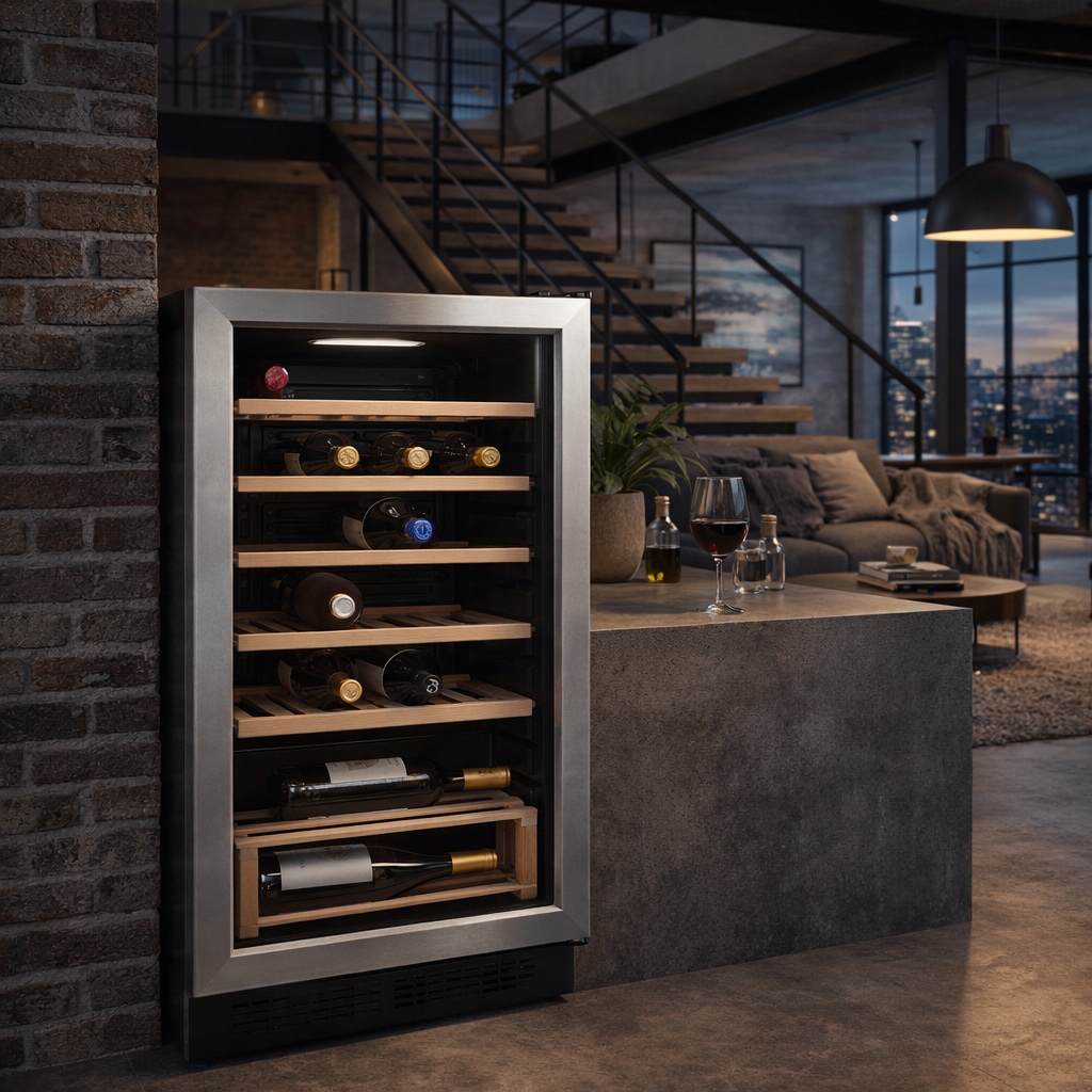 Hanseatic Weinkühlschrank »HWC24FCBH-2« für 24 Stk. Standardflaschen á 075l