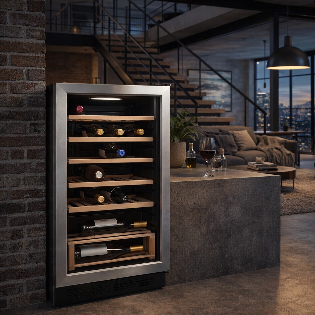 Hanseatic Weinkühlschrank "HWC24FCBH-2" für 24 Stk. Standardflaschen á 075l günstig online kaufen