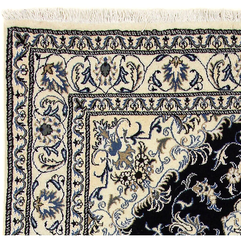 morgenland Orientteppich »Perser - Nain - 235 x 165 cm - dunkelblau«, rechteckig
