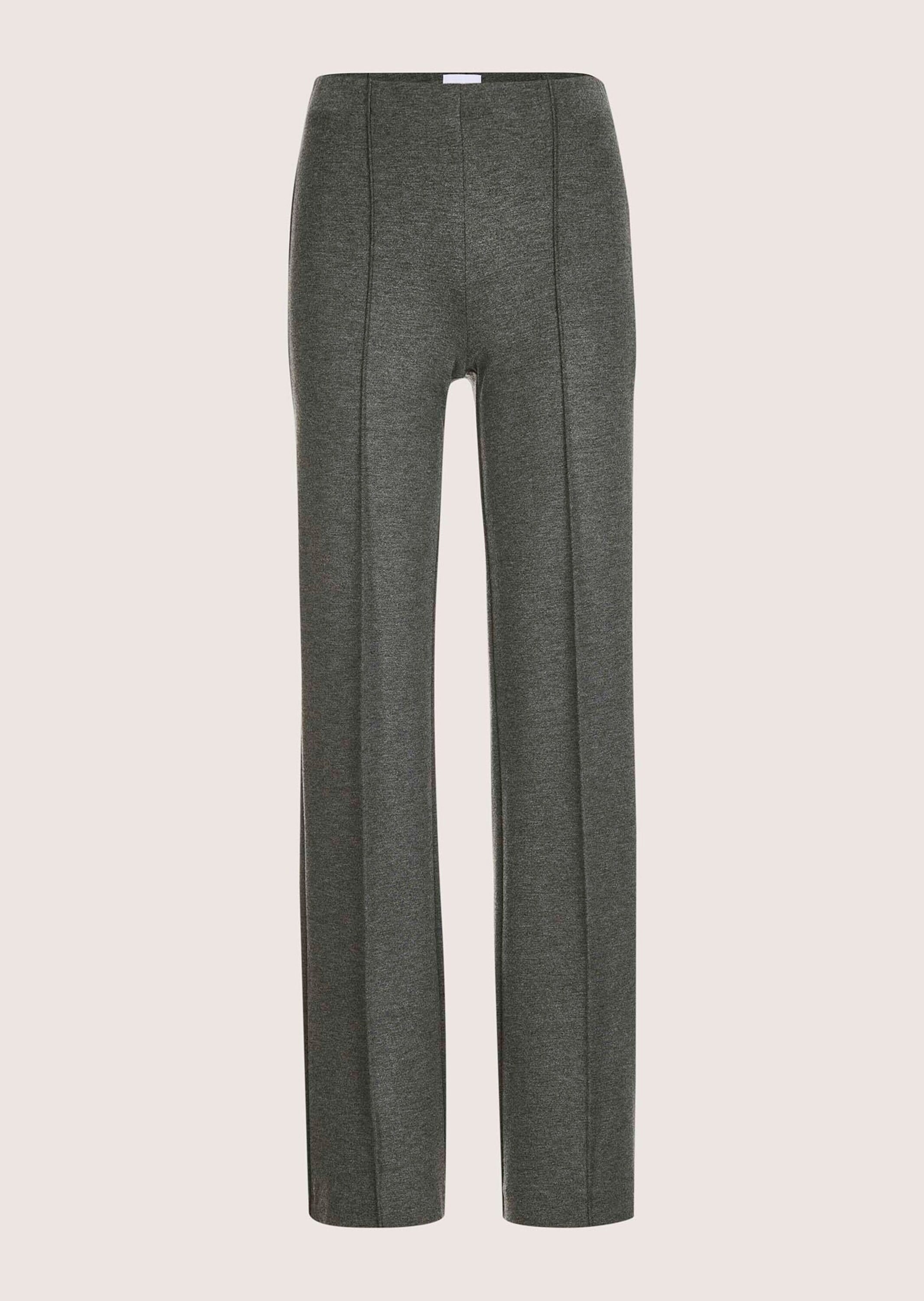MADELEINE Jerseyhose "Jerseyhose Weite Jerseyhose mit Biesen" Jerseyhose mit Biese
