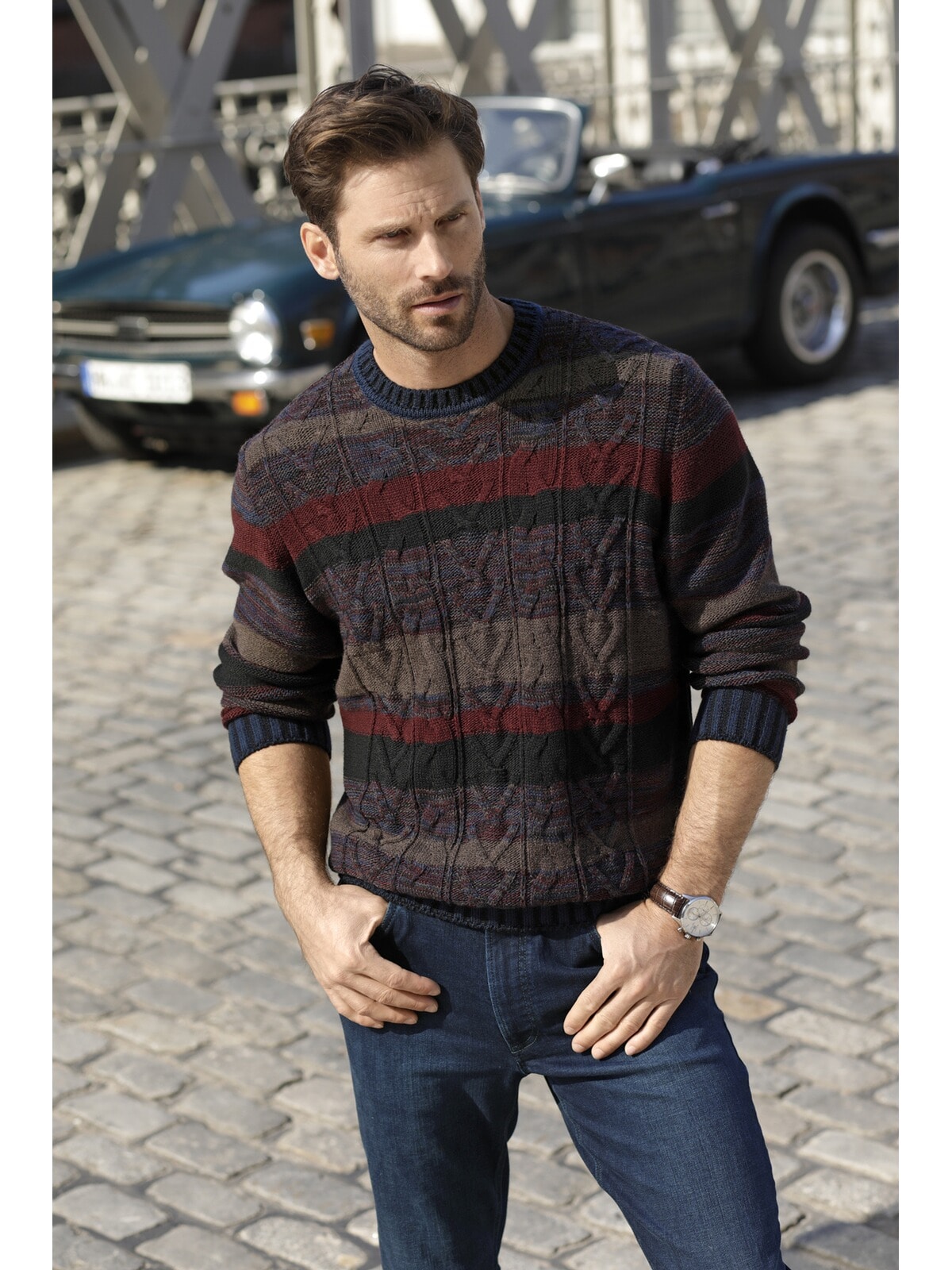 Babista Rundhalspullover »Pullover VELONZA«, (1 tlg.), mit Zopfmuster
