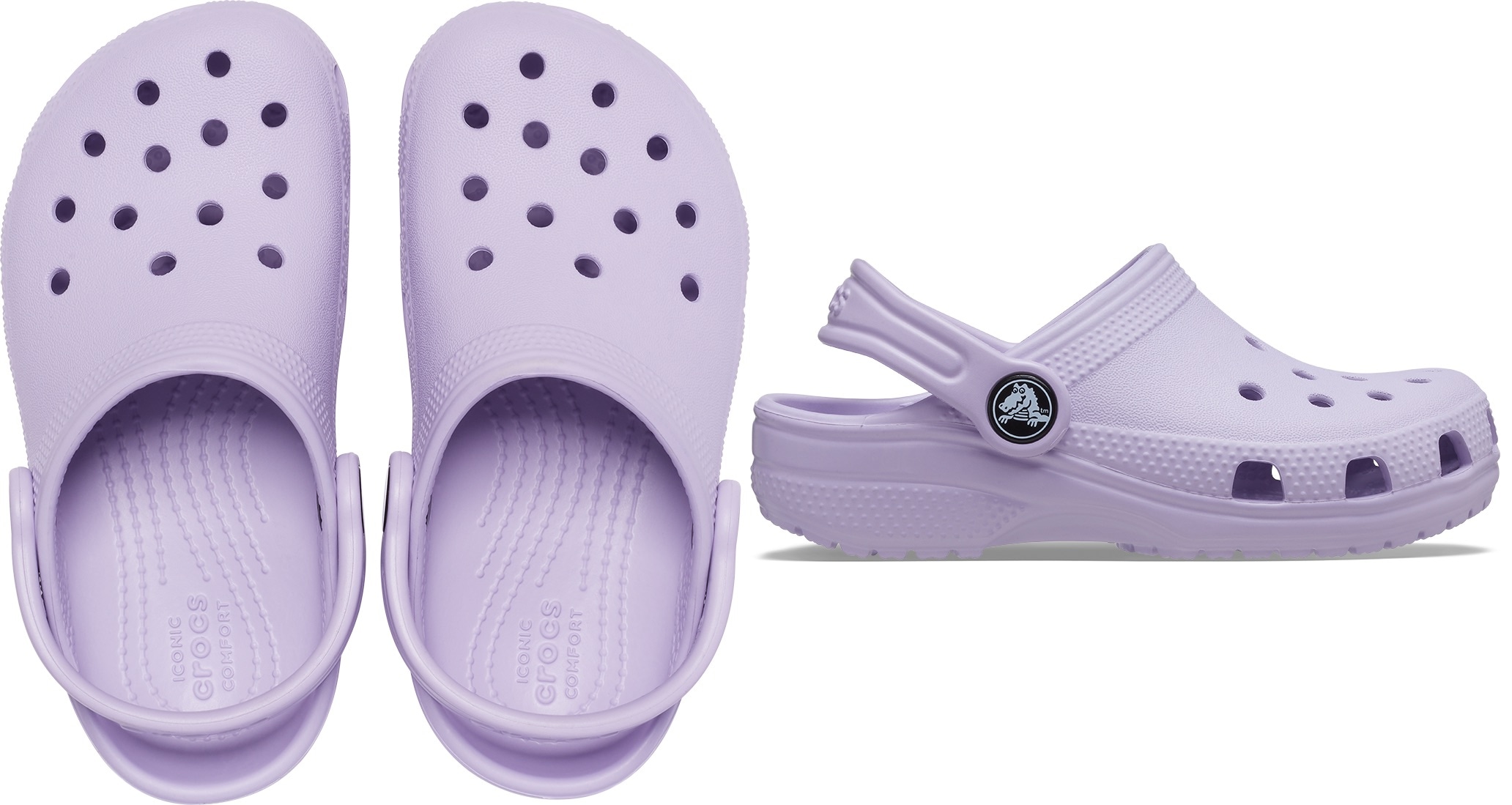 Crocs Clog »Classic K«, Sommerschuh, Hausschuh, Badeschuh mit schwenkbarem Fersenriemchen