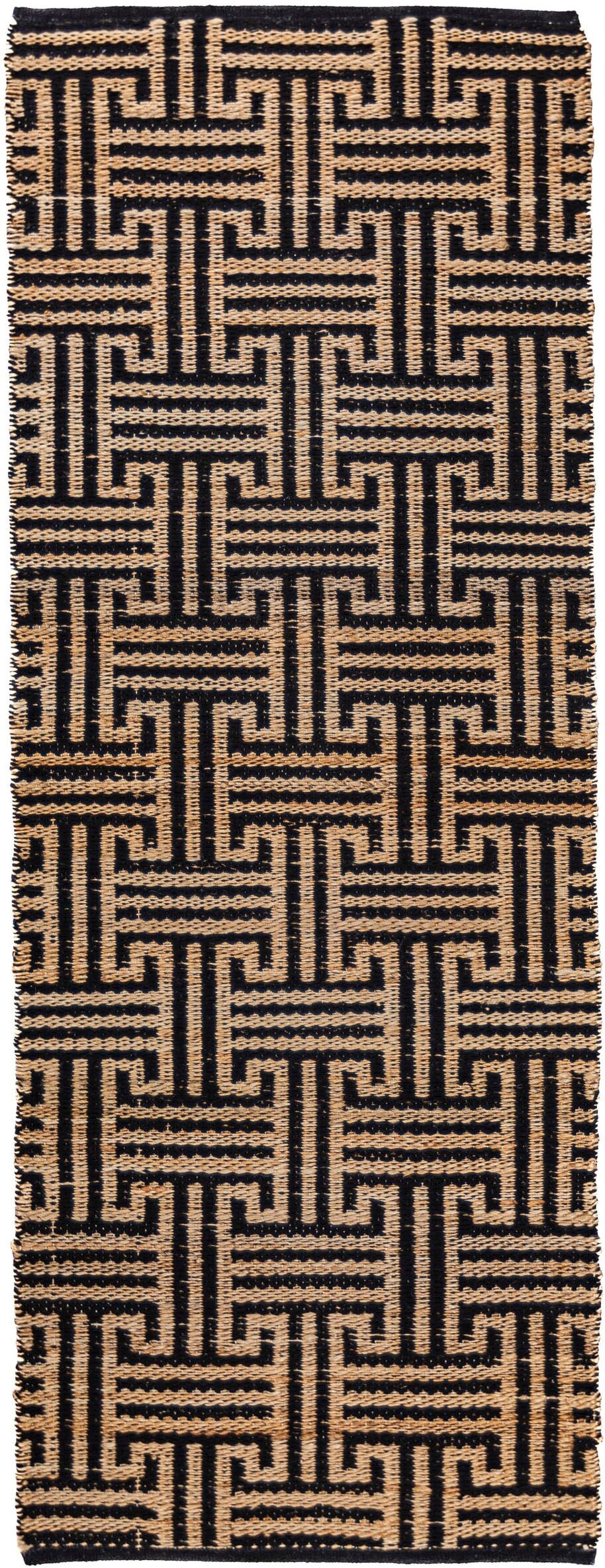 FLAIR RUGS Teppich "Meander Jute" rechteckig mit griechischem Muster günstig online kaufen