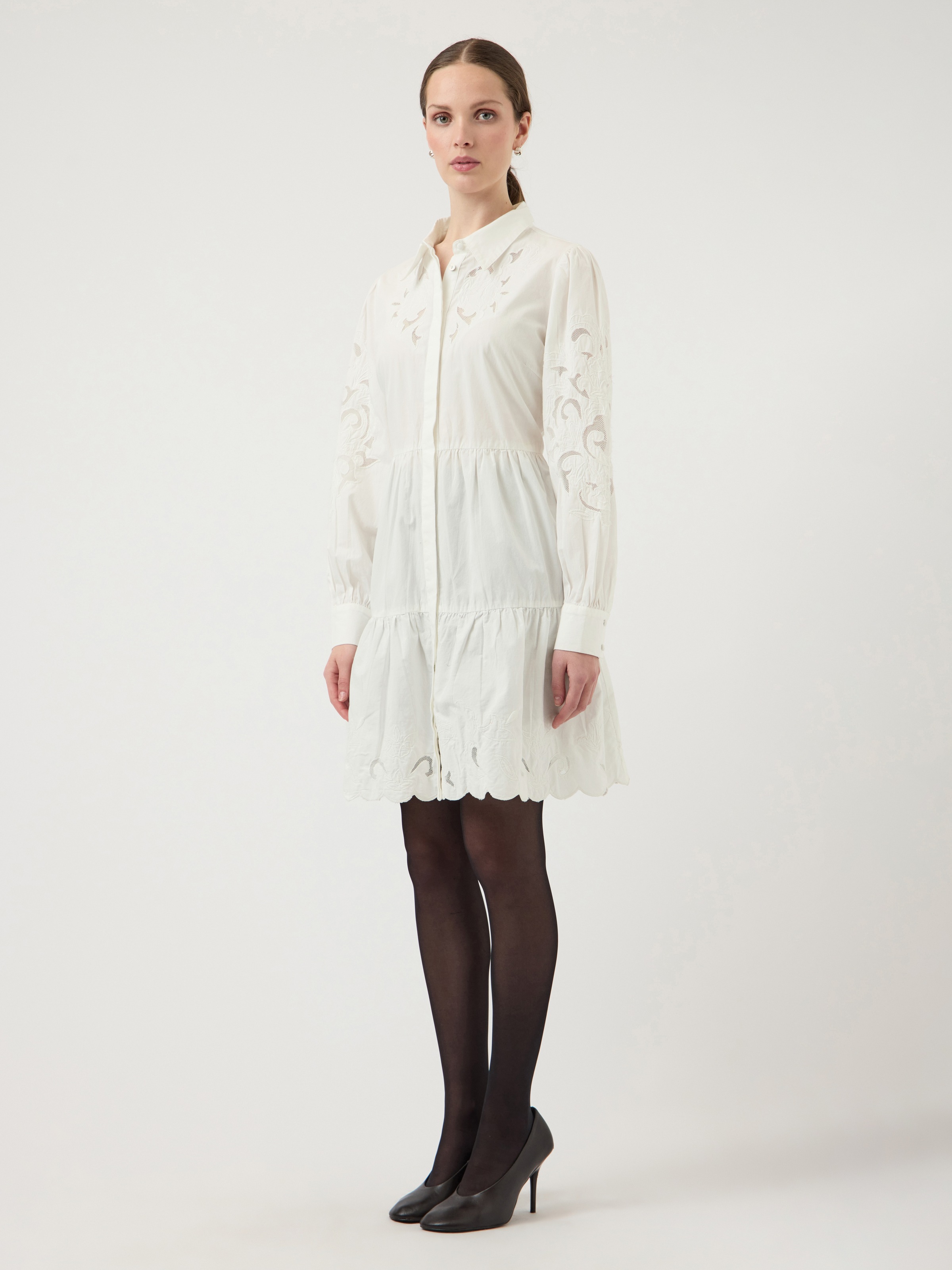 Y.A.S Blusenkleid »YASZIMIA LS SHIRT DRESS S. NOOS« Sommerkleid, loose fit, Baumwolle