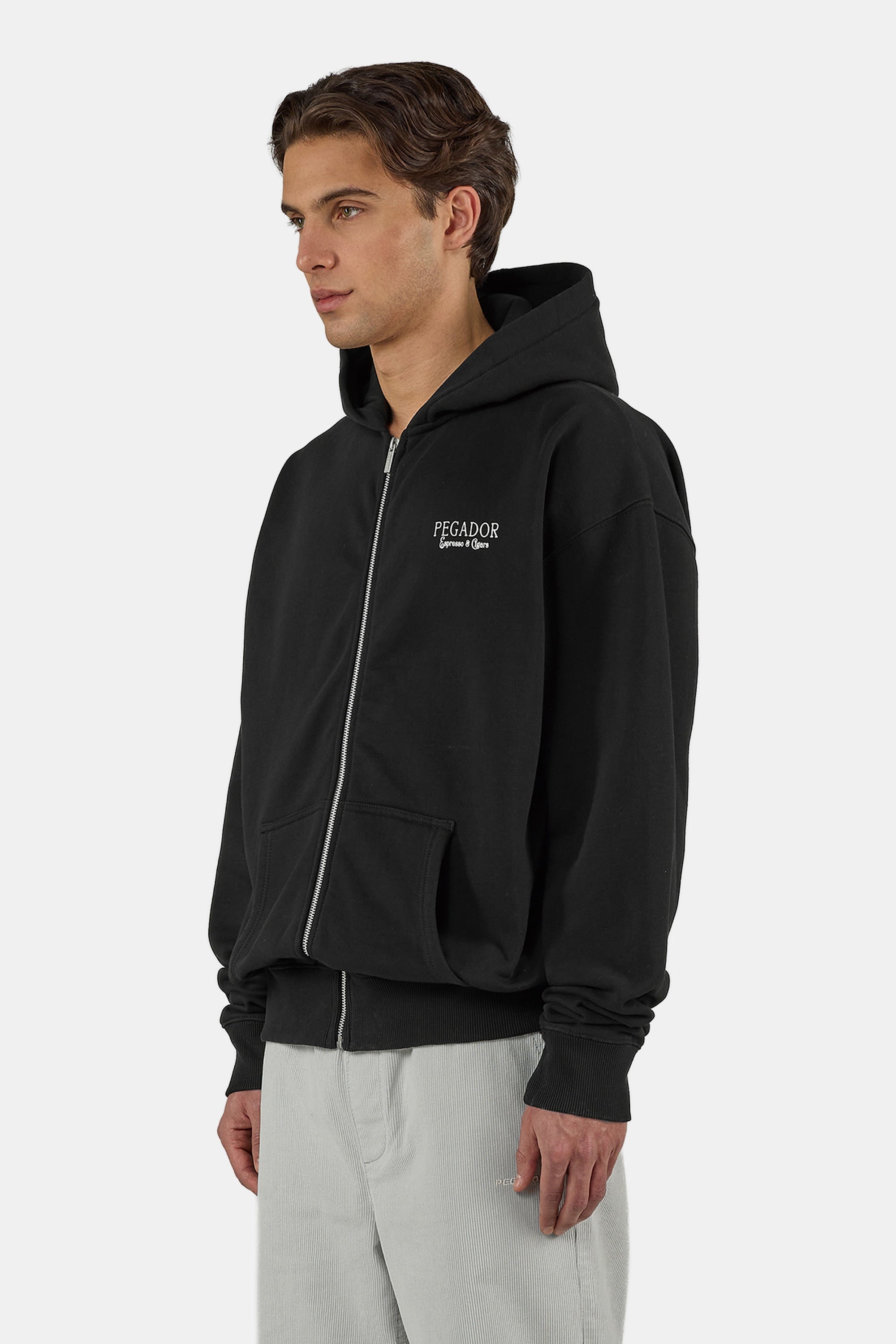 PEGADOR Kapuzensweatjacke "Dragor Oversized Sweat Jacket" Baumwollmischung, günstig online kaufen