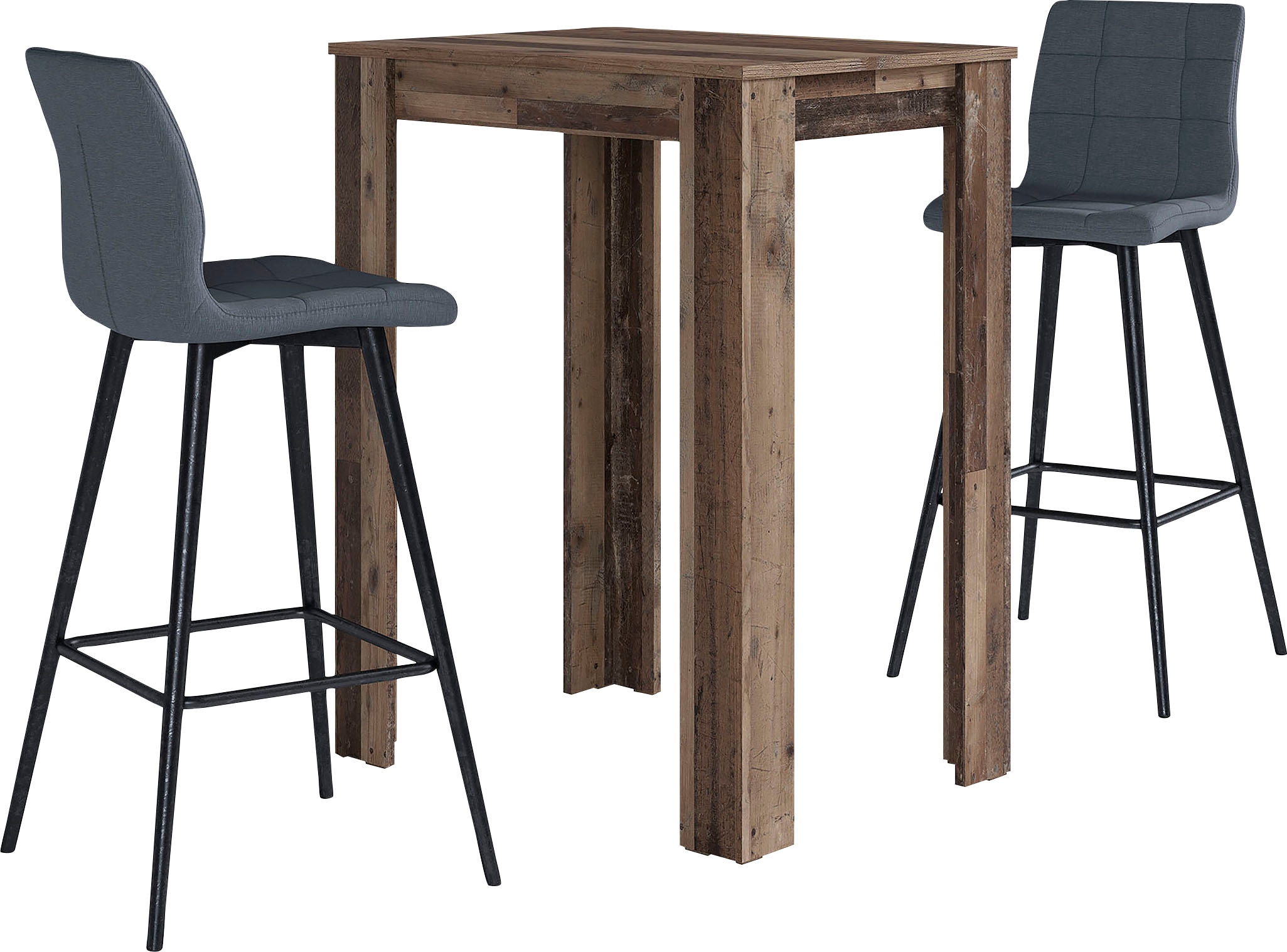 byLIVING Bargruppe "Essgruppe Nele, Stühle Simone" Set, Tisch mit Barhocker günstig online kaufen