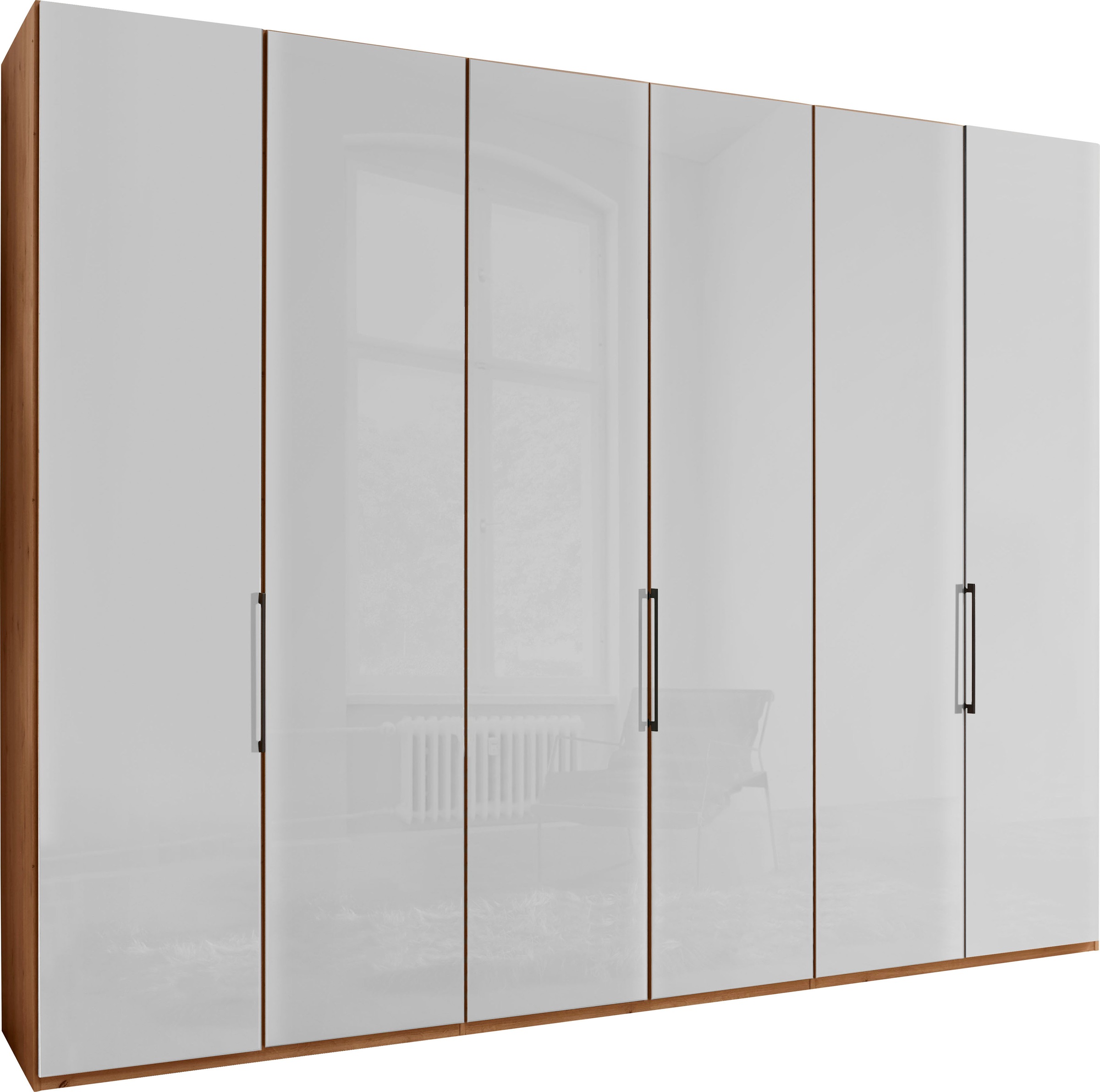 WIEMANN Falttürenschrank "Monaco", mit Glasfront sowie hochwertige Beschläg günstig online kaufen