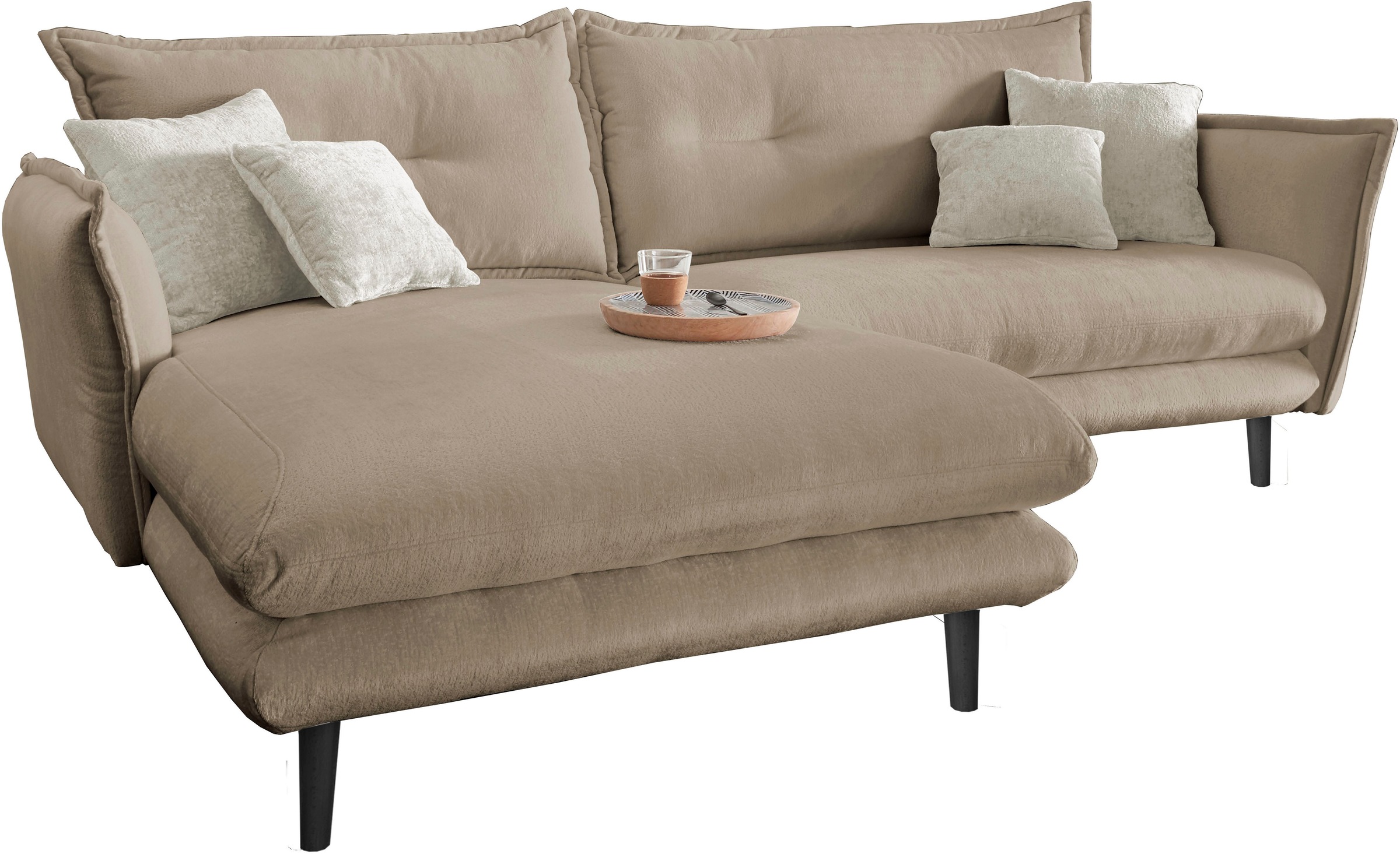 INOSIGN Ecksofa "Lazio modernes Design, bequem, schmale Armlehnen, OTTOs Ch günstig online kaufen