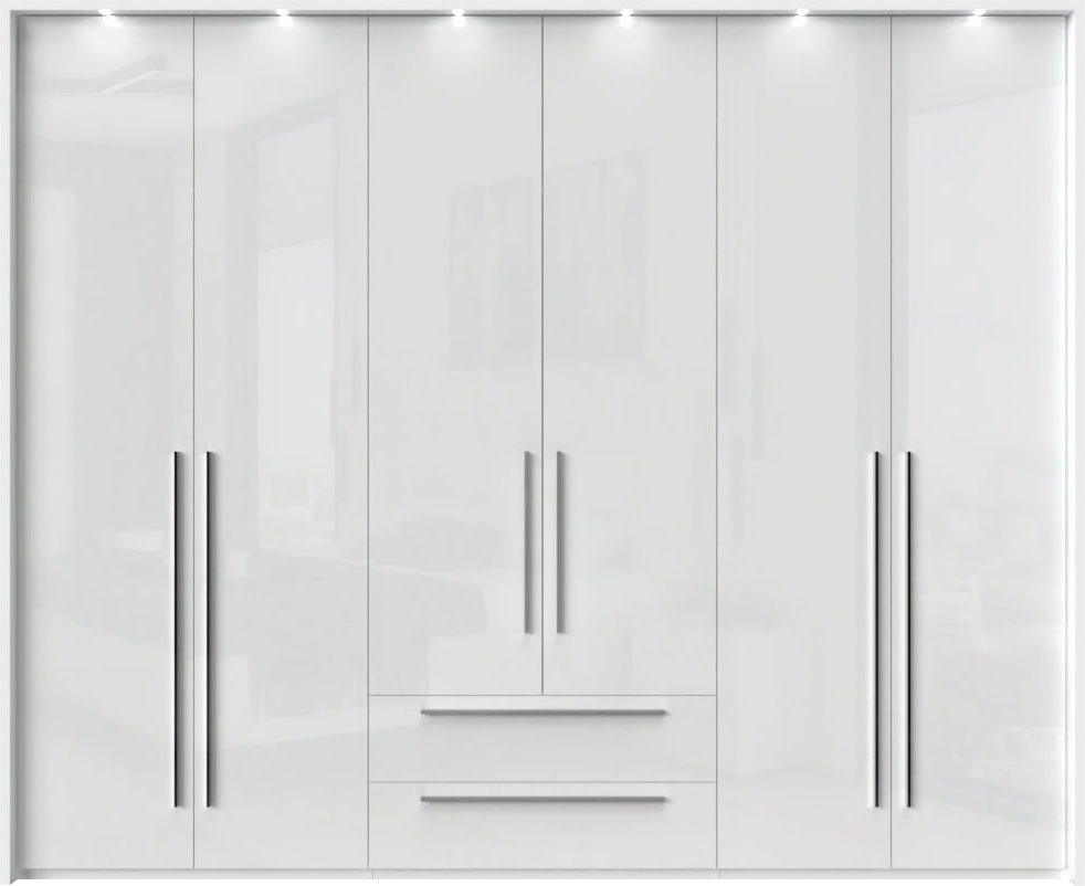 Thumbnail - Places of Style Drehtürenschrank "Piano, inklusive Rahmen und Beleuchtung, soft-close-Funktion", (viele Breiten zur Ausw...