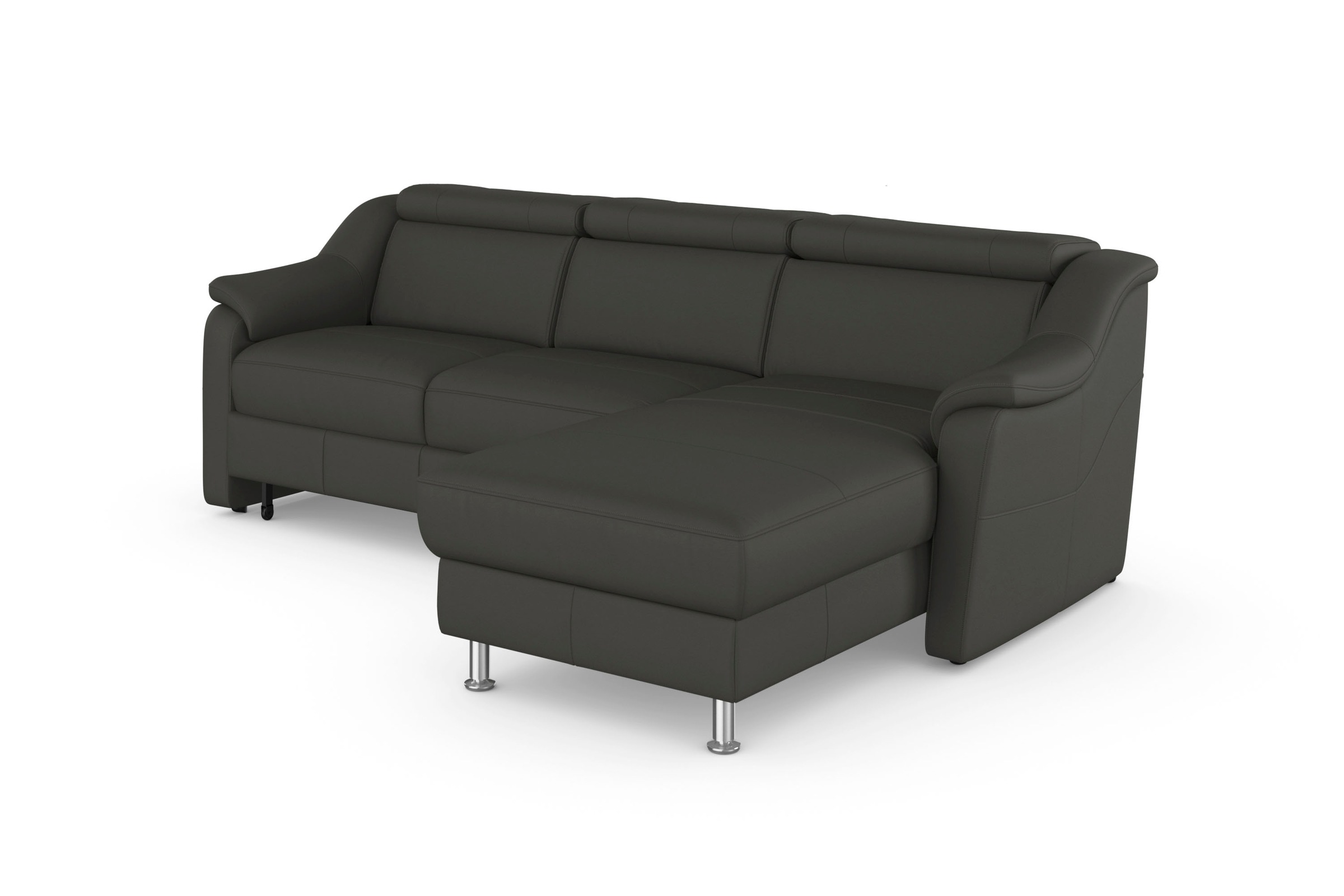 sit&more Ecksofa »Freetown L-Form«, inklusive Kopfteilverstellung und komfortablem Federkern