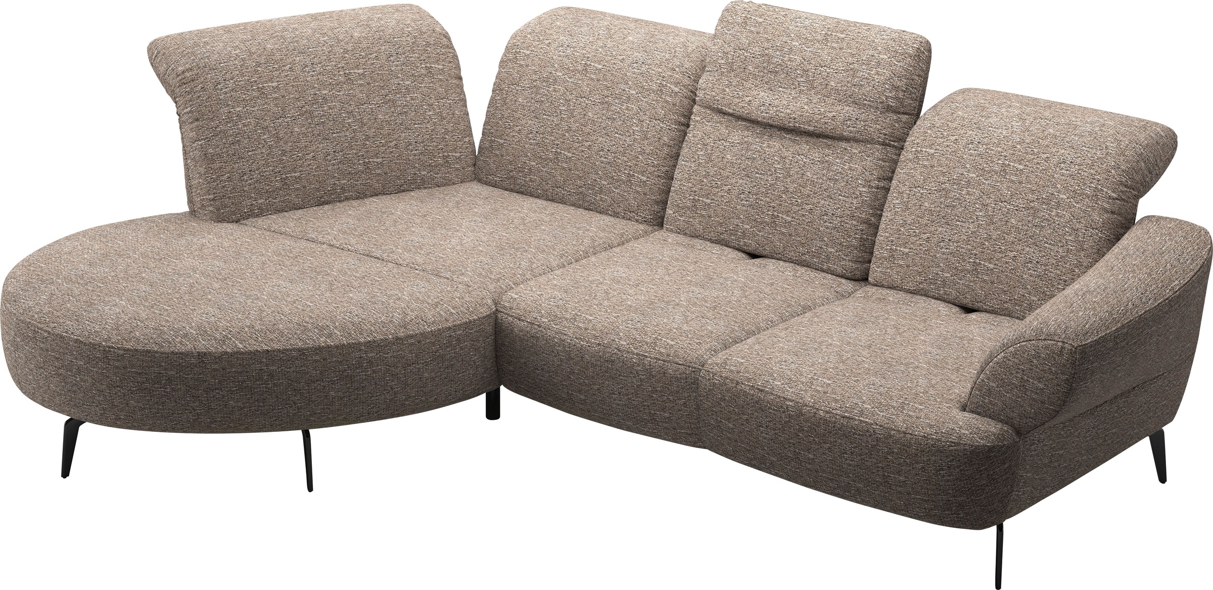 sit&more Ecksofa »Dance«, inkl.System Click&Seat und Sitztiefenverstellung