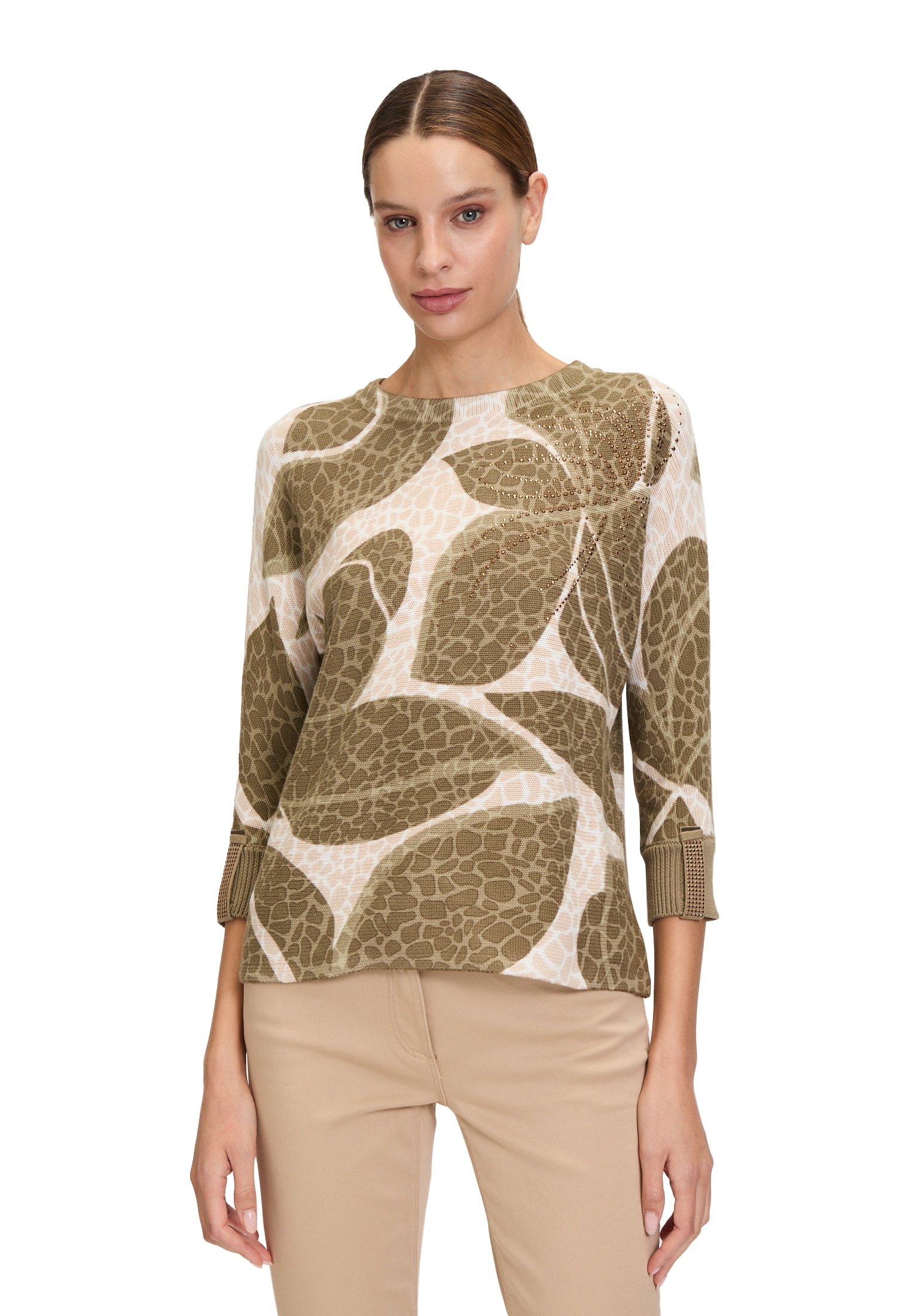 Betty Barclay Strickpullover "Betty Barclay Damen Strickpullover mit Print" günstig online kaufen