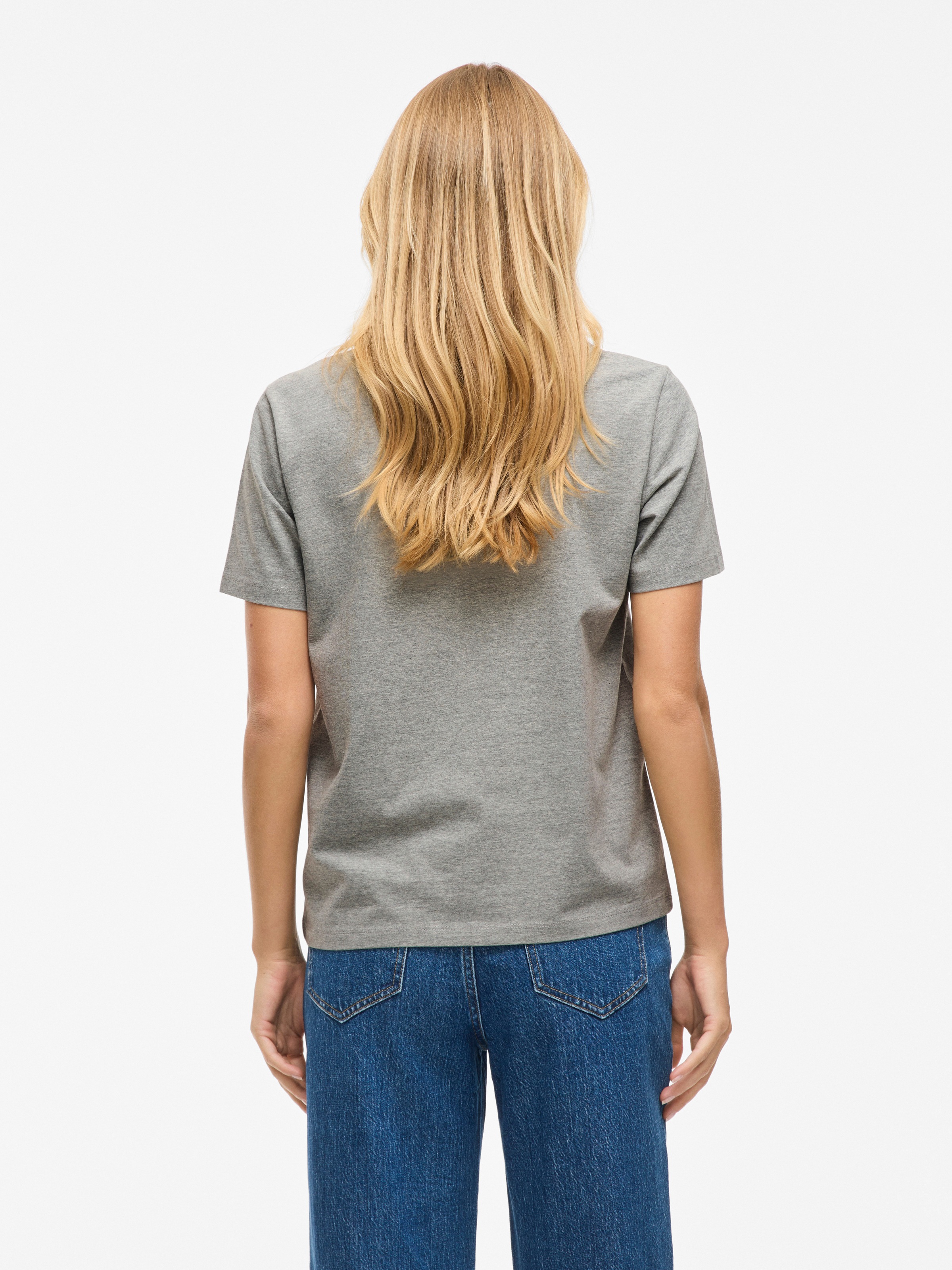 Vila Kurzarmshirt "VINORA S/S T-SHIRT - NOOS" günstig online kaufen