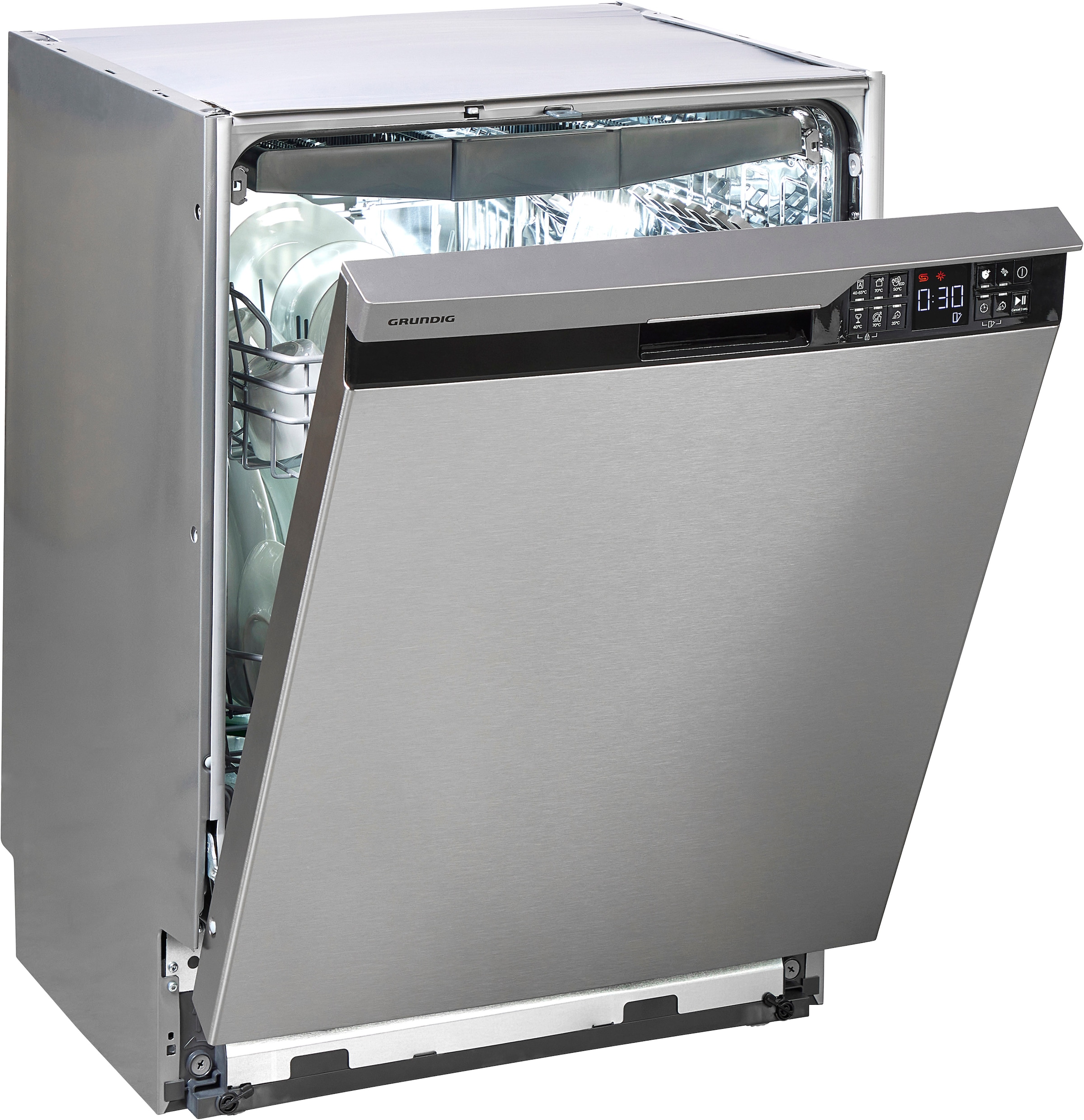 Grundig Unterbaugeschirrspüler »GNUP4420X 7628791677«, 15 Maßgedecke, CornerWash