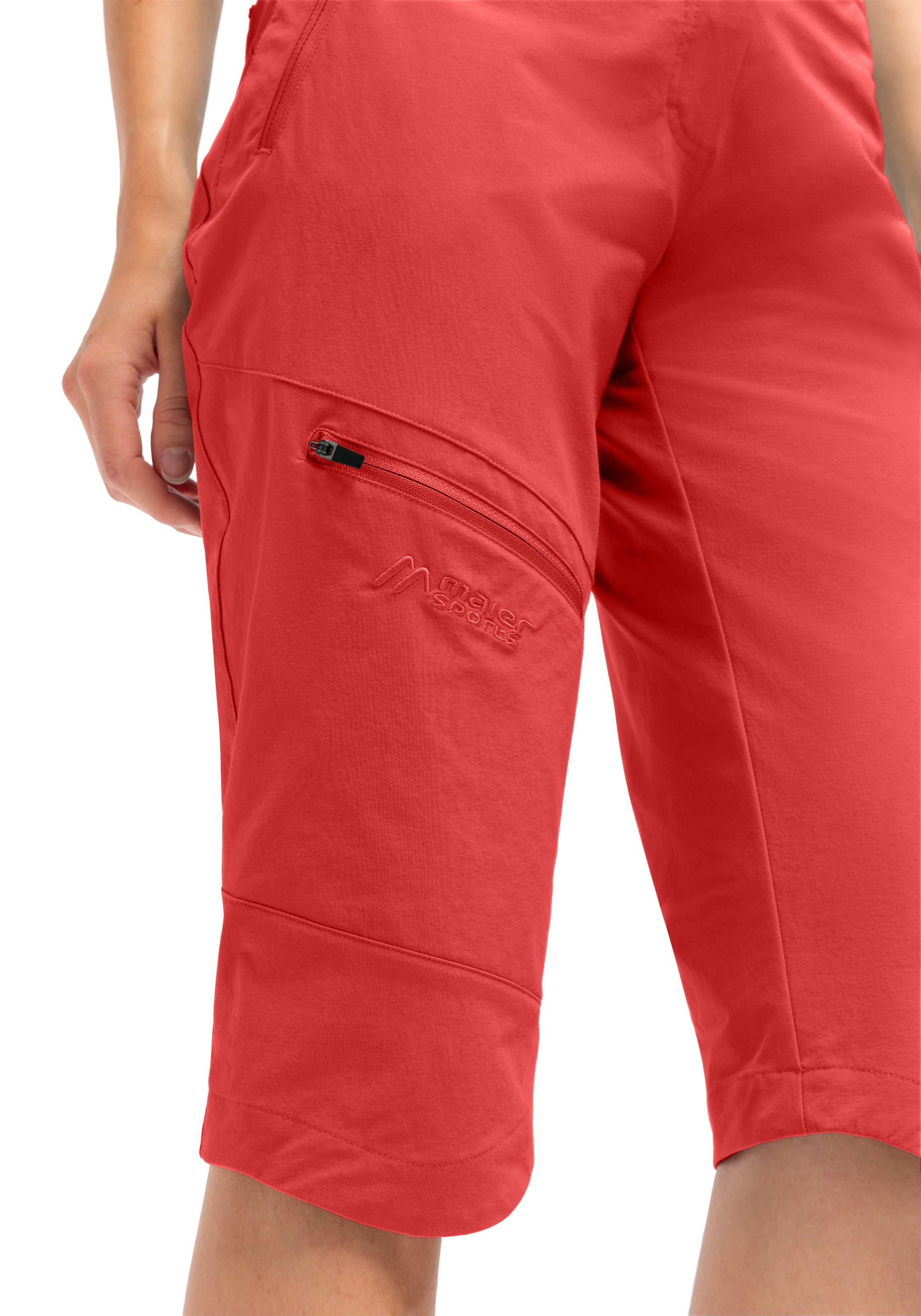Maier Sports Outdoorhose »Inara slim Capri Vario«, Damen Wanderhose, elastische Funktionshose mit 4 Taschen, Slim Fit