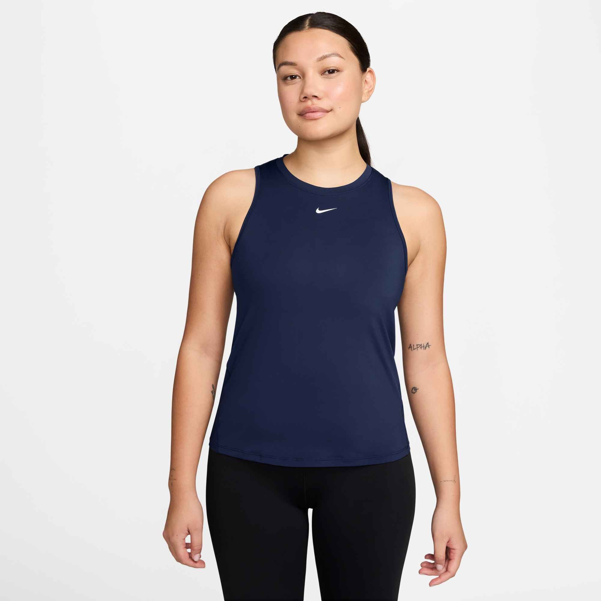 Nike Tanktop "W Nk One Classic Df Tank" Sportlicher Stil, Für Fitness, Schweißableitende Technologie