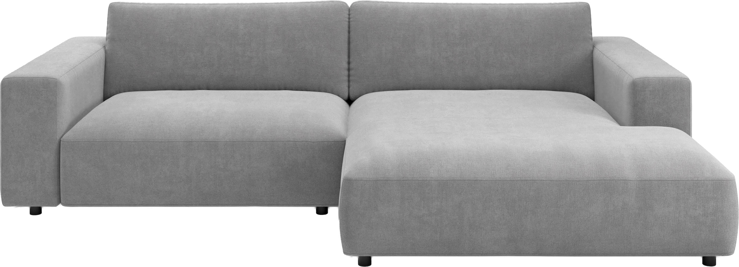 Musterring Ecksofa "MR LUCIA, Charakterstarker Lounge-Komfort von Musterring" XXL-Longchair, erstklassige Kammerkissen & zeitloser Look
