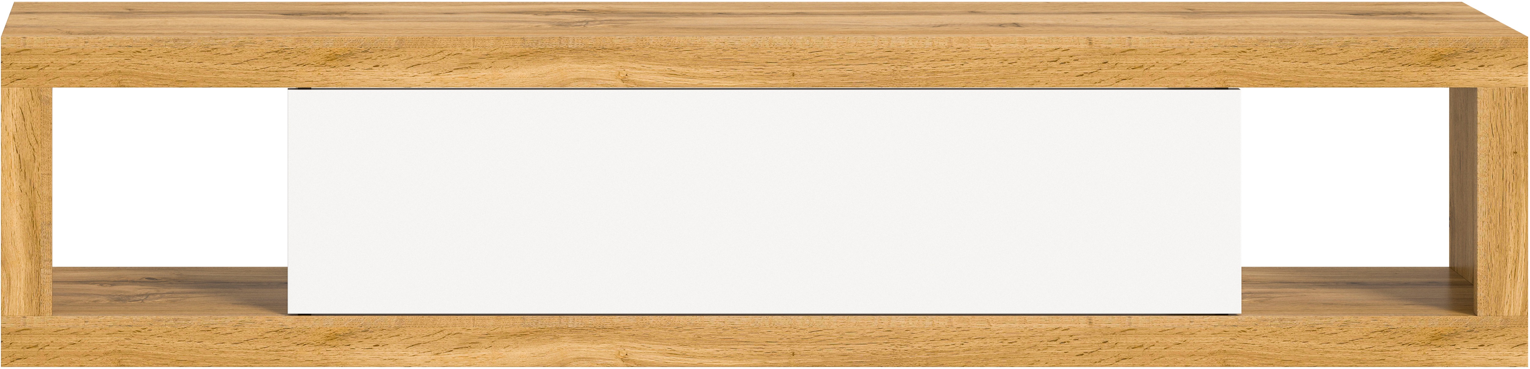 Thumbnail - INOSIGN Lowboard "Trinity, Breite 180 cm, stehend und hängend, 1 Klappe,", 2 offene Fächer, grifflose Fronten, TV-Möbel,...