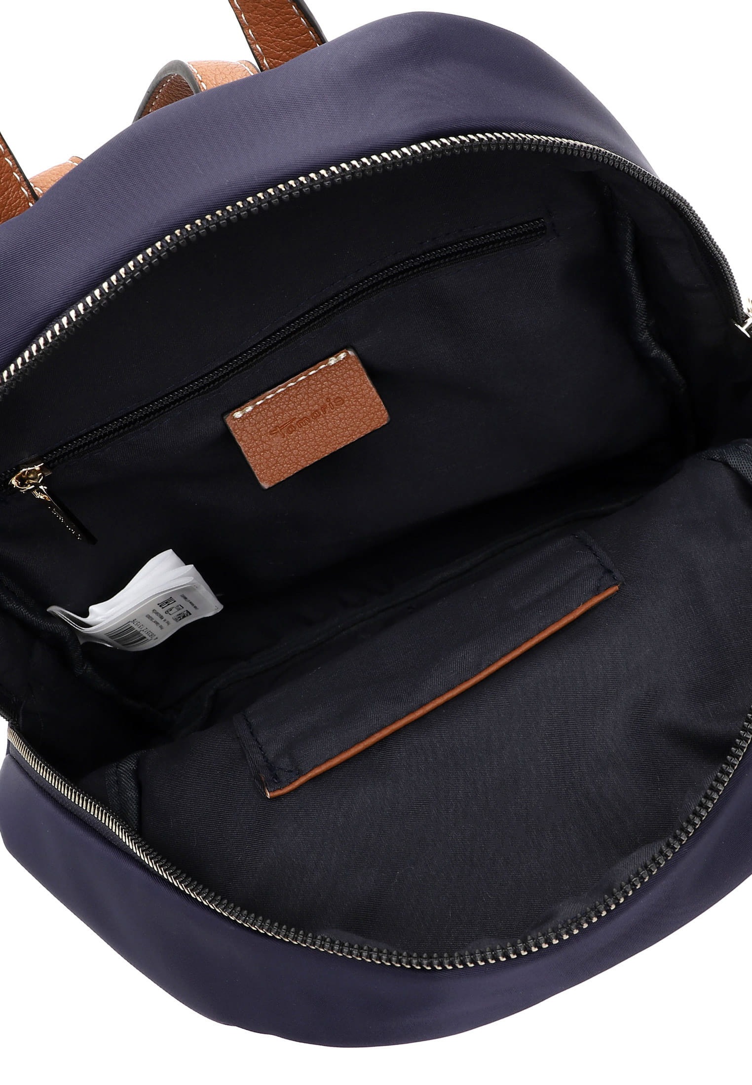 Rucksack TAMARIS "Rucksack TAS Fabrizia", Damen, Gr. B/H/T: 29cm x 34cm x 13cm, blau (blau 500), Polyester, Rucksäcke Rucksack 3