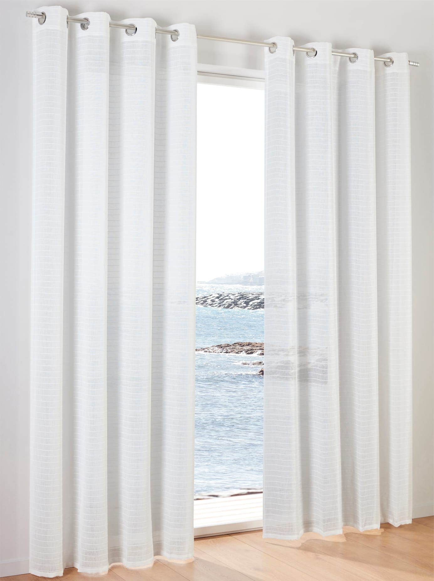 heine home Gardine Ösen 1 Stk. tlg. günstig online kaufen