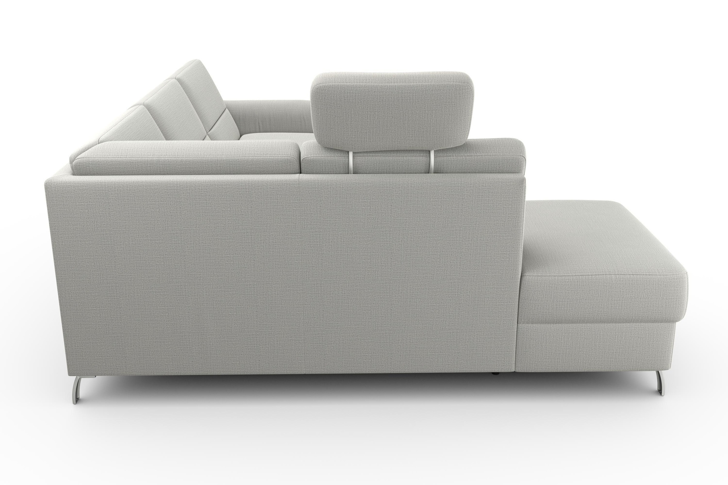 sit&more Ecksofa »Palmera L-Form«, Federkern, wahlweise mit Bettfunktion und mit/ohne Stauraum