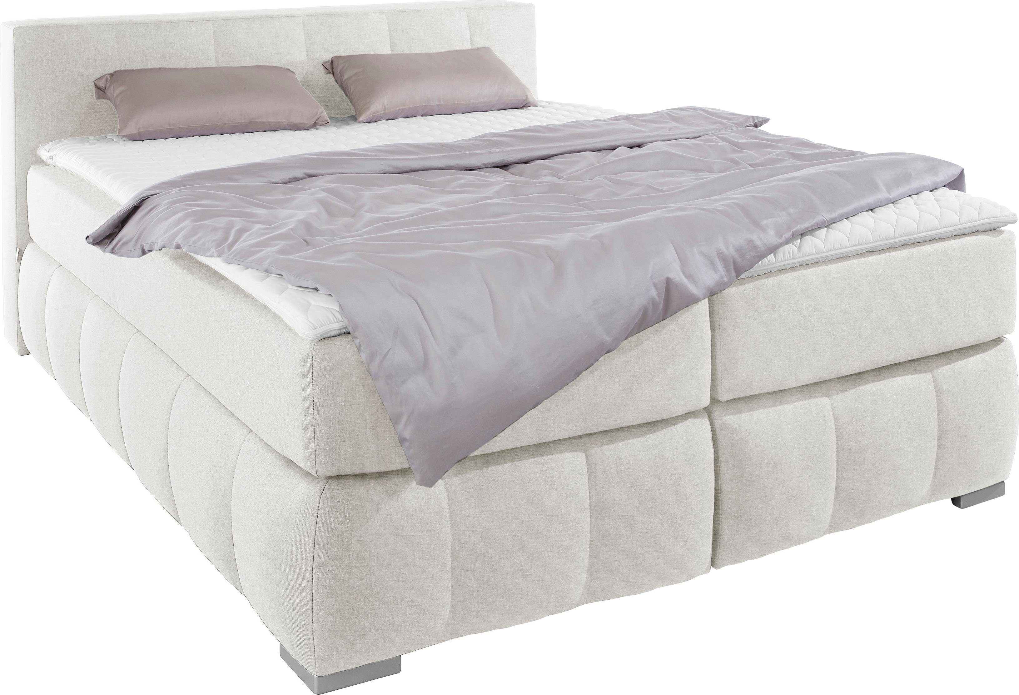 Home affaire "Chelles" inkl. Topper, in XXL- Überlänge 220 cm, Unterbox mit feine Wölbung