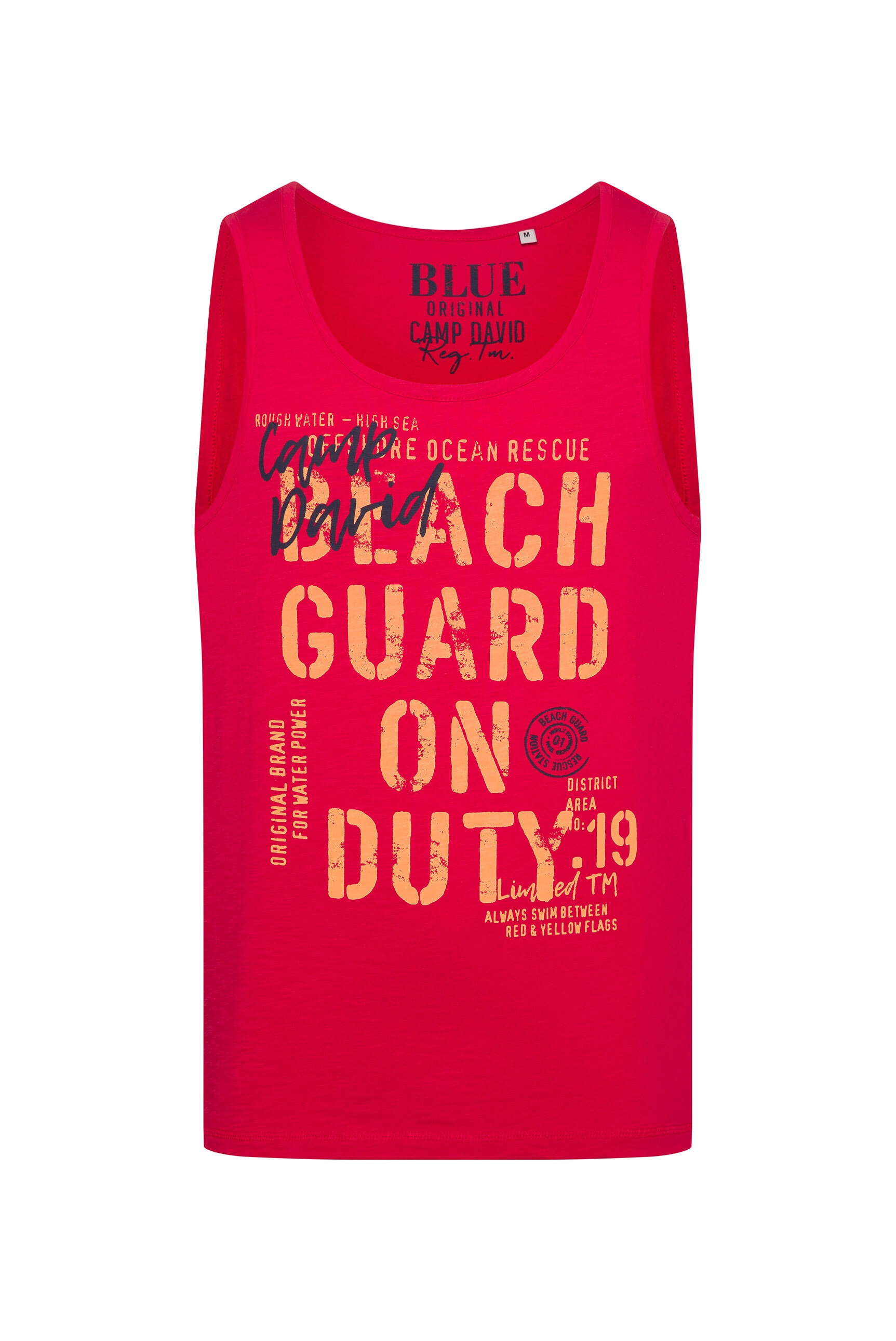 CAMP DAVID Tanktop, aus Baumwolle