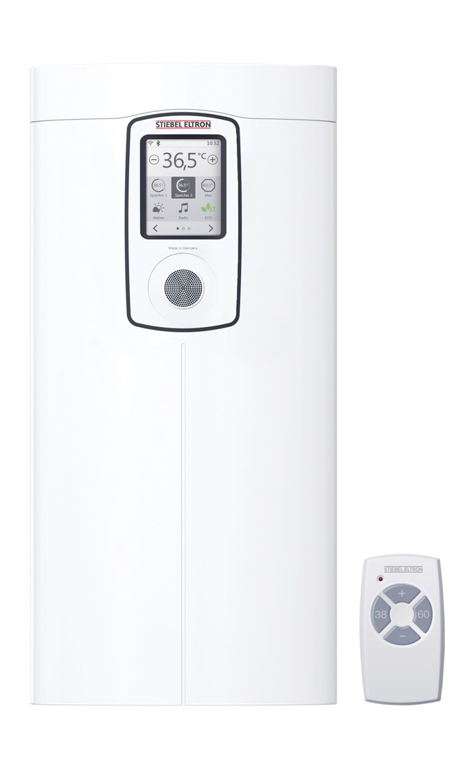 STIEBEL ELTRON Komfort-Durchlauferhitzer "DHE Connect", 4i Technologie für immer konstante Warmwassertemperatur, 27 kW