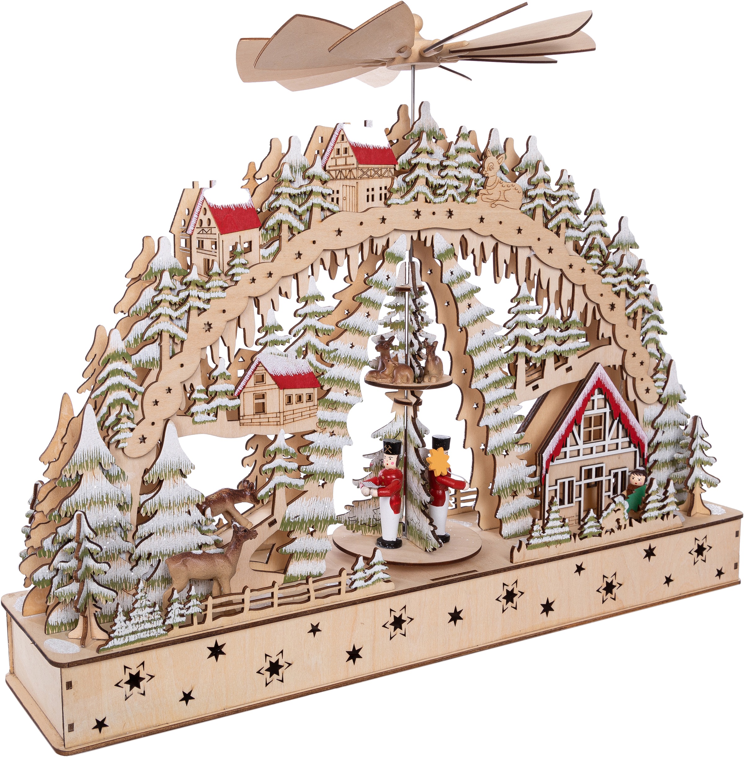 Myflair Möbel & Accessoires LED Schwibbogen "Weihnachtsdeko", aus Holz, mit günstig online kaufen