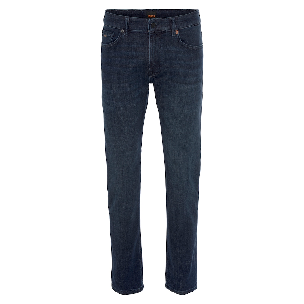 BOSS ORANGE Slim-fit-Jeans »Delaware BC-L-P«, mit Leder-Badge