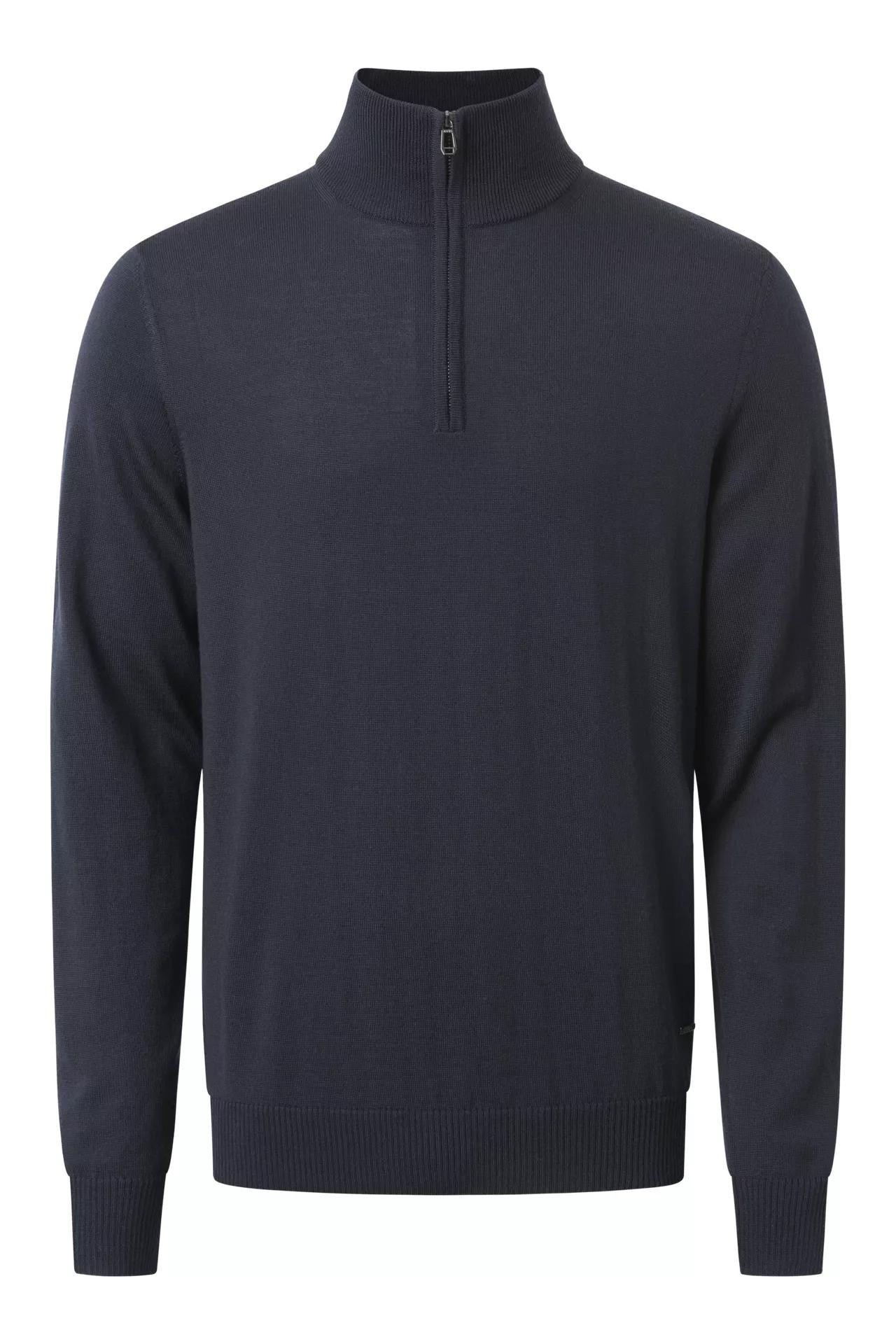 JOOP! Strickpullover »Dario« Regular fit mit Troyer-Kragen, Wolle